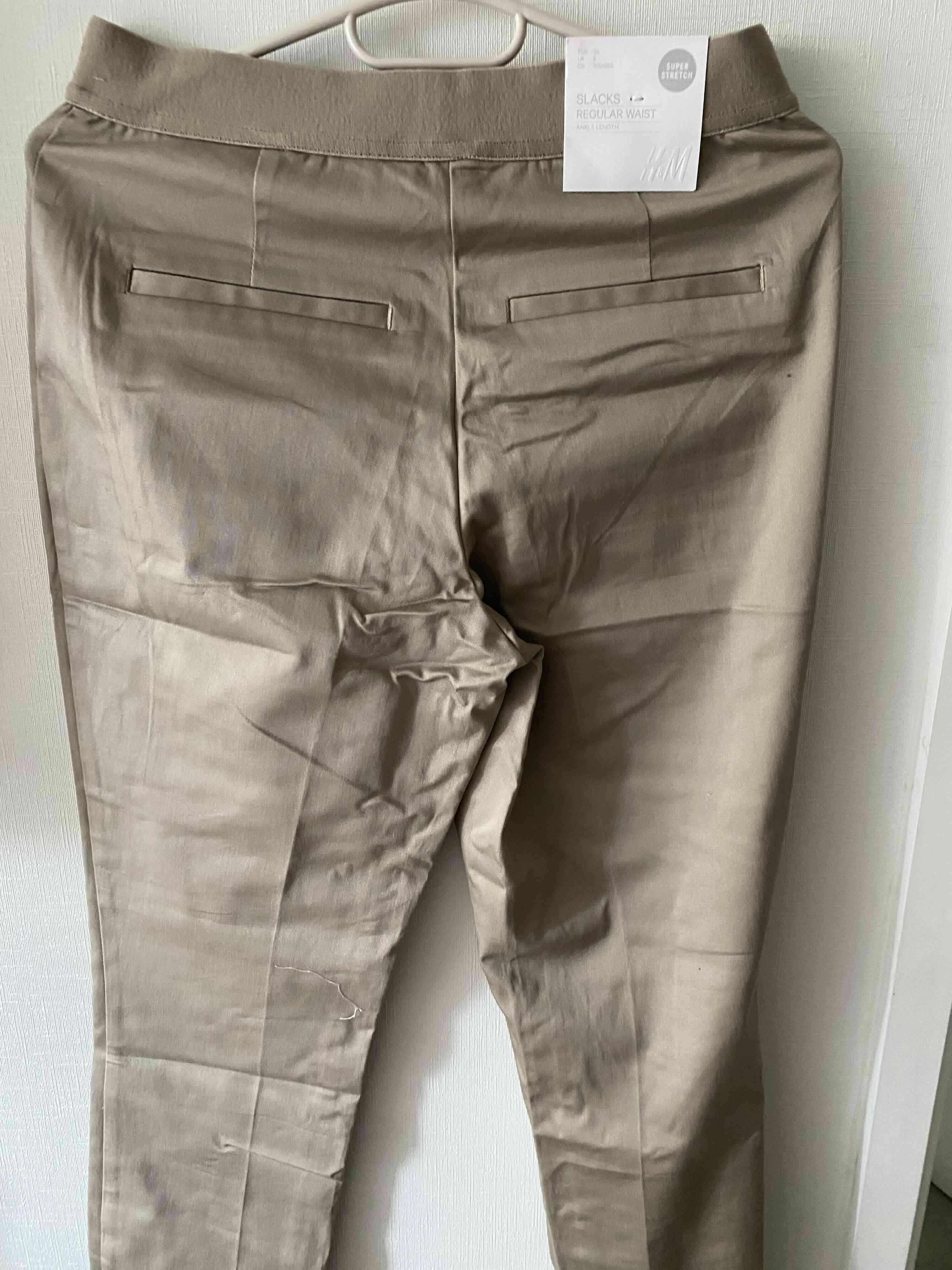 Pantalones beige de vestir nuevos - miniatura 4