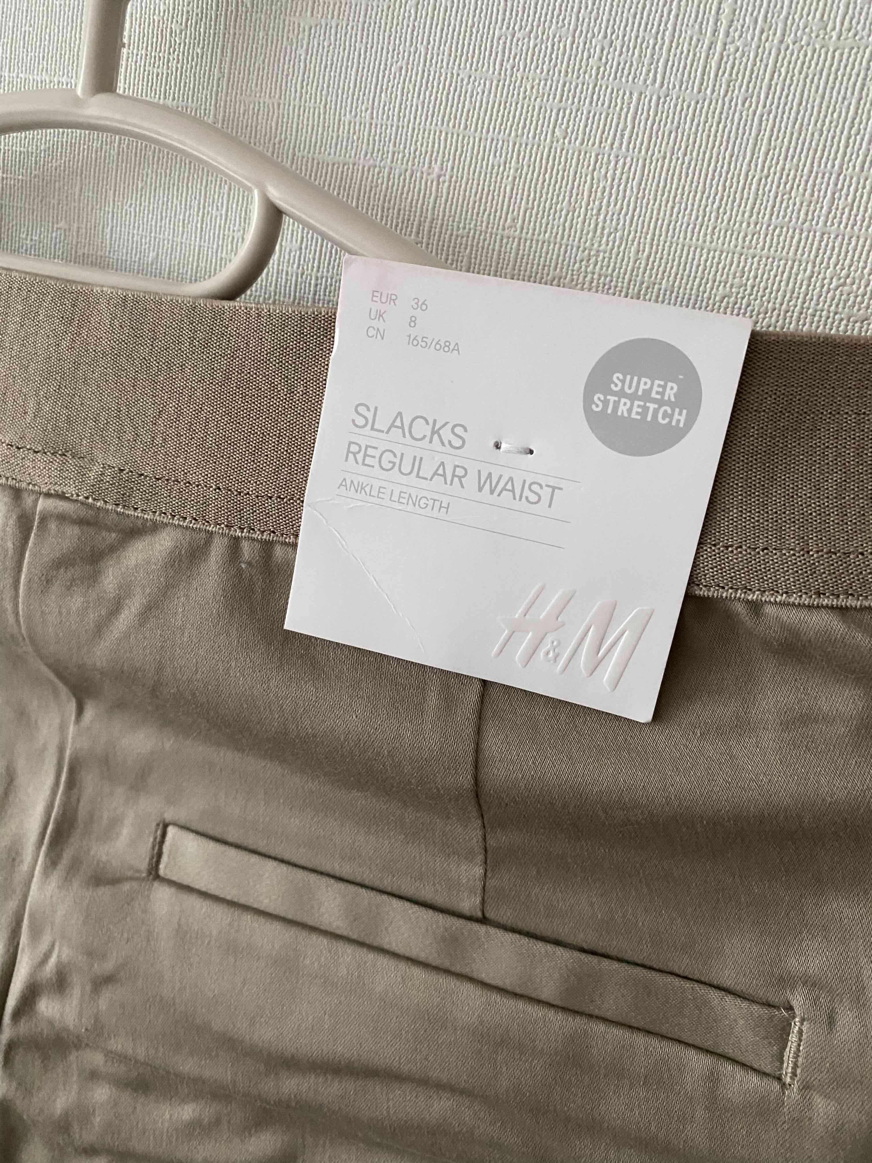 Pantalones beige de vestir nuevos - miniatura 5