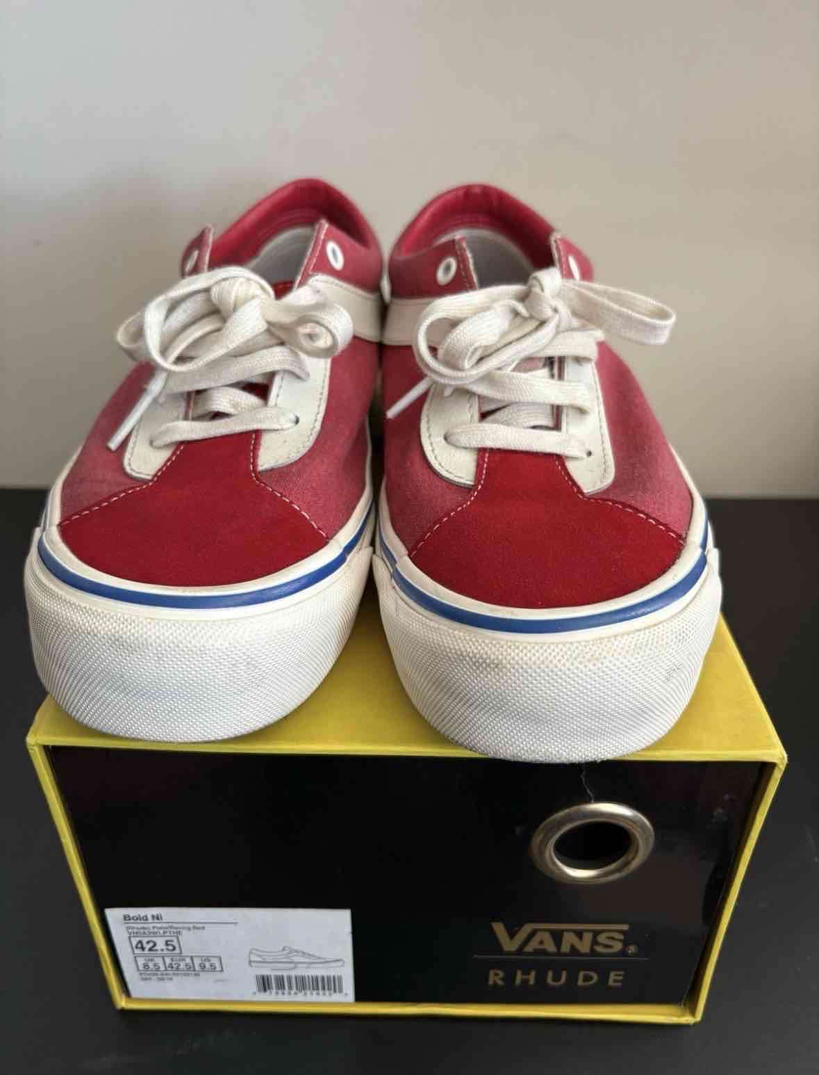 Zapatillas Vans Rhude rojas - miniatura 3