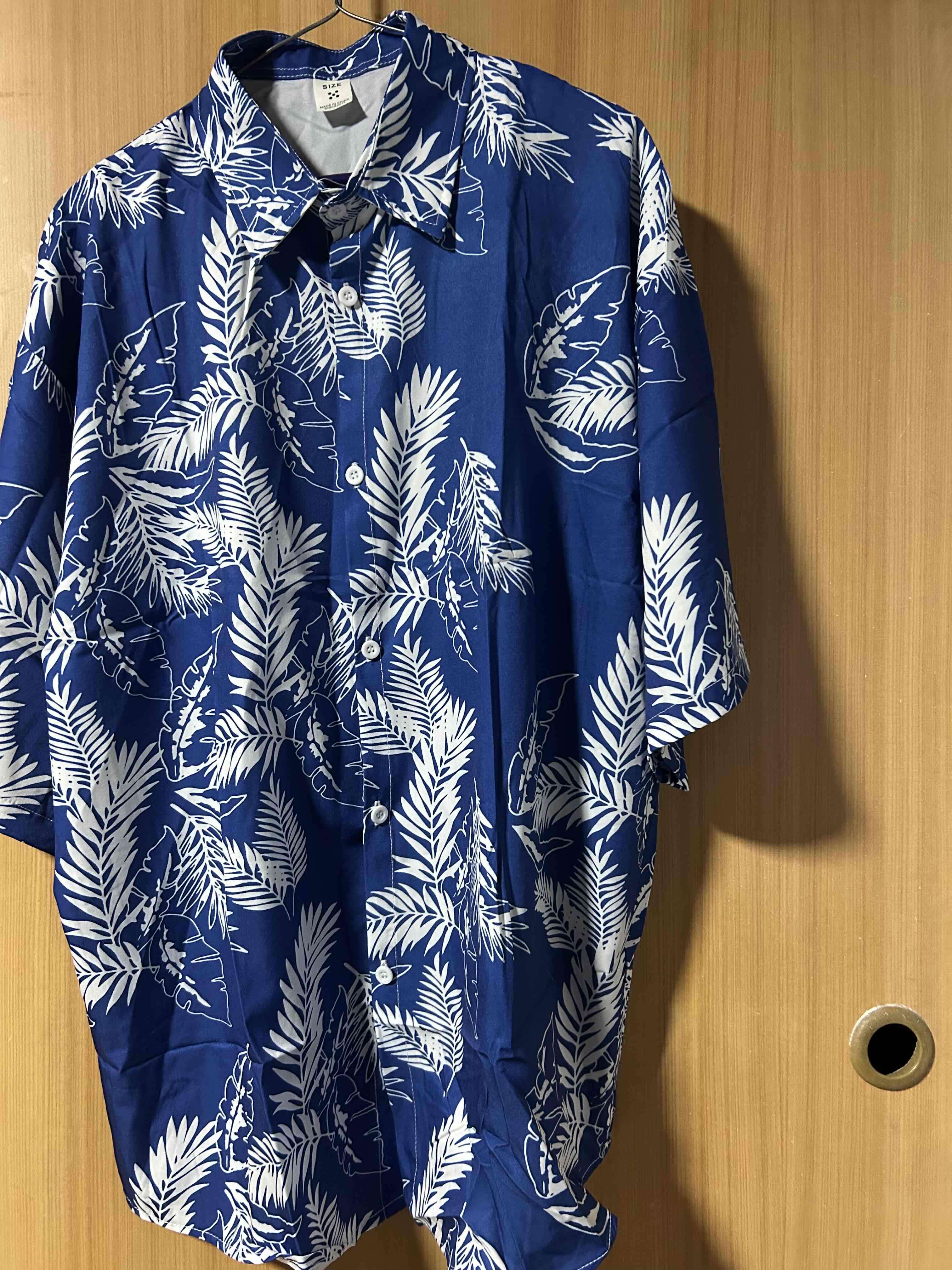 Camisa Hawaiana Playera Floral De Manga Corta 3XL - miniatura 2