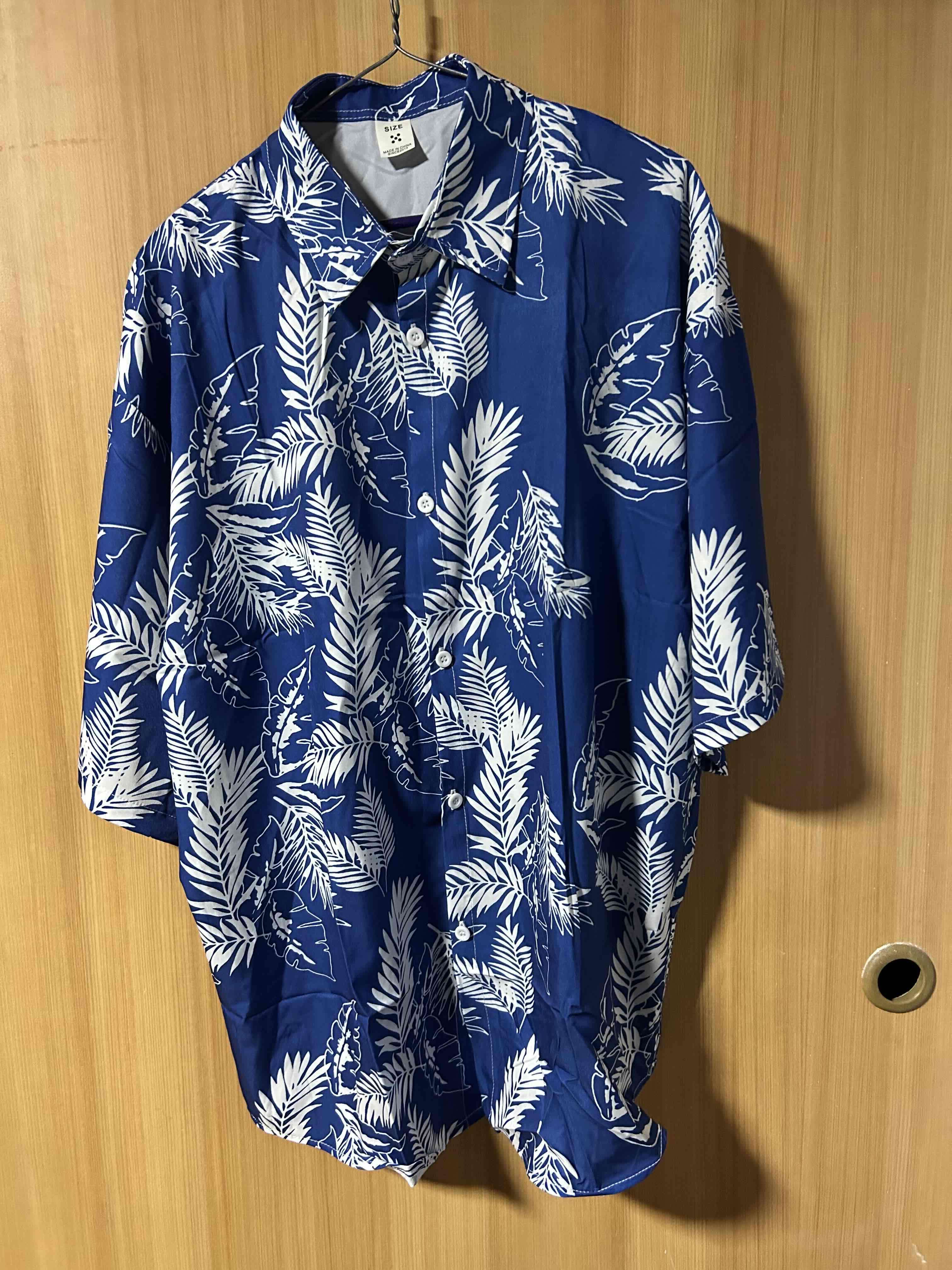 Camisa Hawaiana Playera Floral De Manga Corta 3XL - miniatura 5