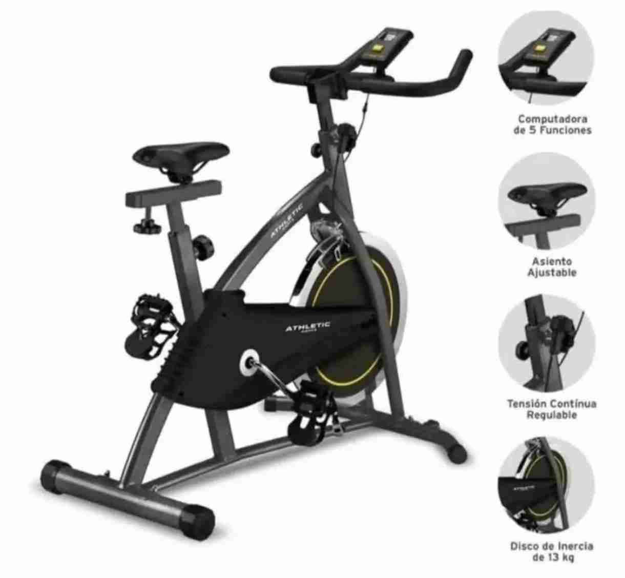 🚴‍♀️ Bicicleta Spinning Athletic Works - miniatura 2