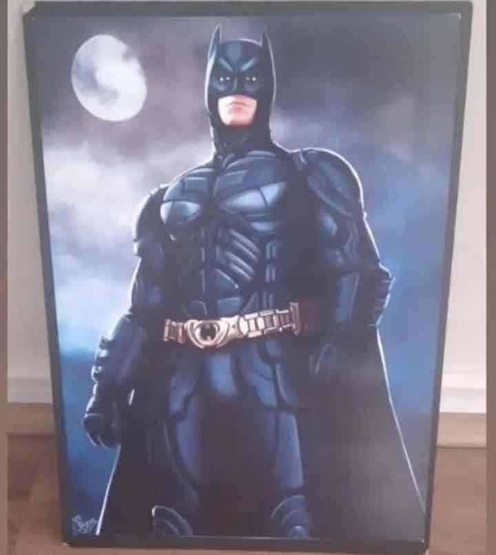 Cuadro de Batman enmarcado