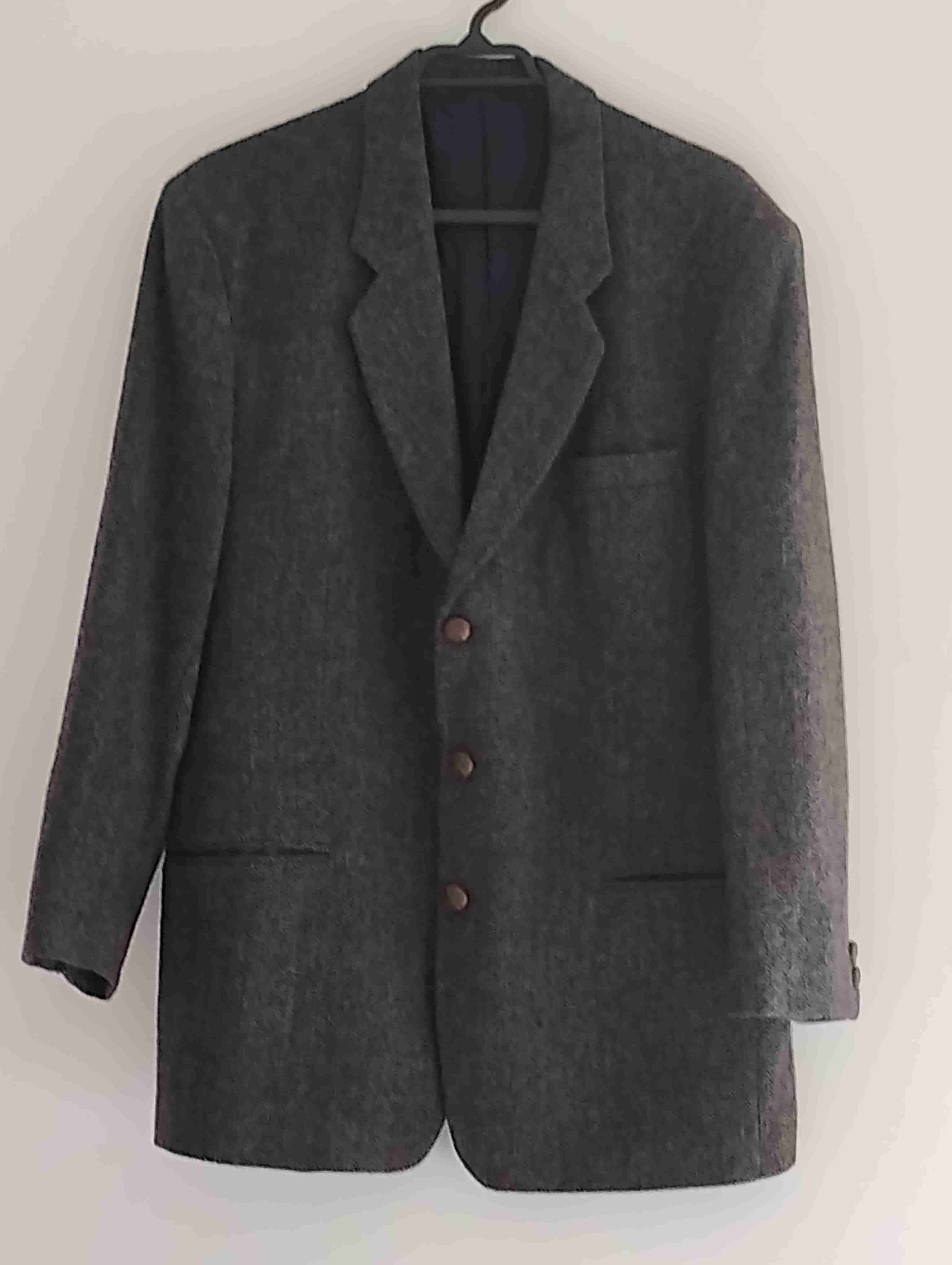 Blazer gris sútil de hombre