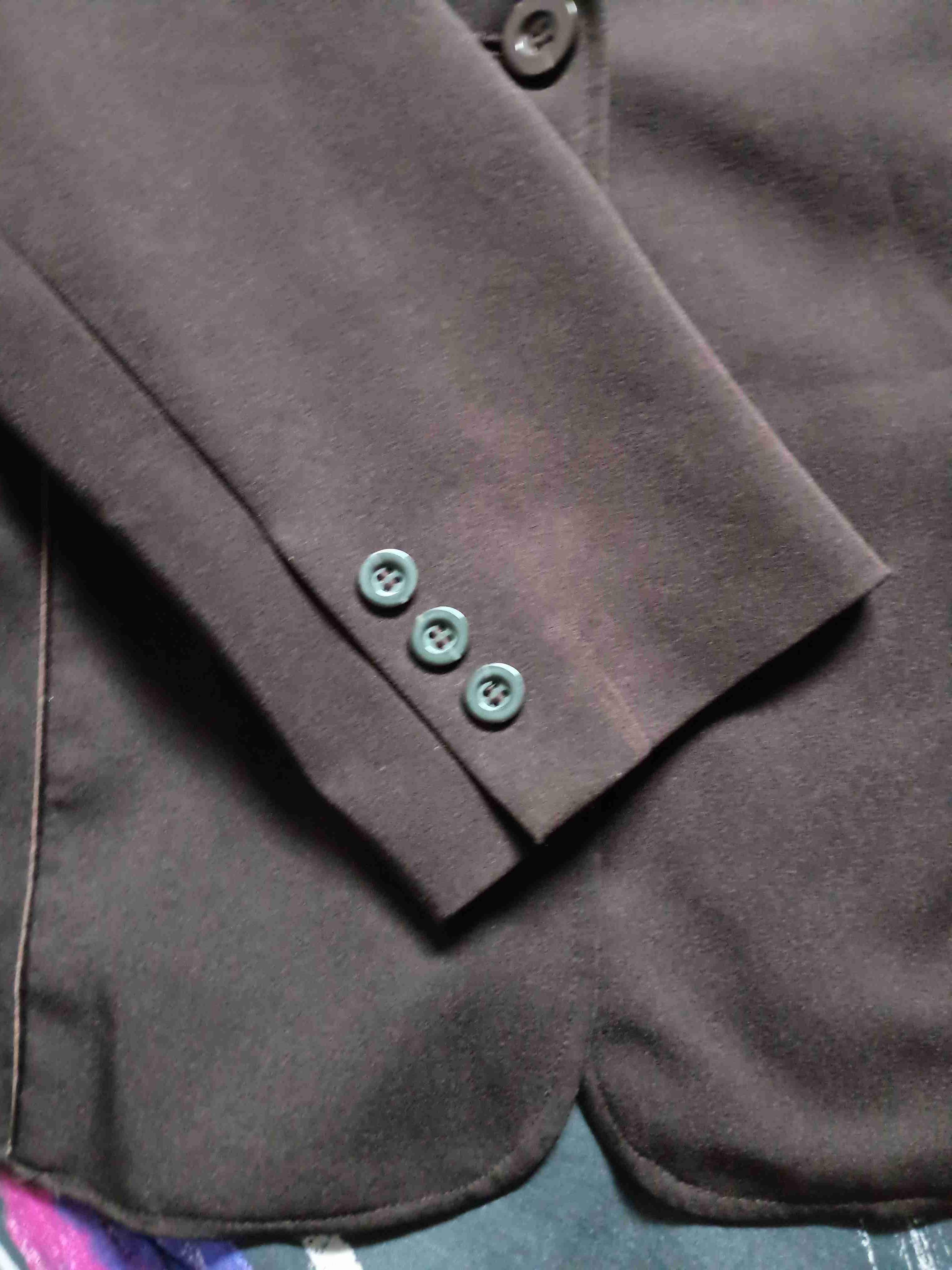 Blazer formal café oscuro - miniatura 3