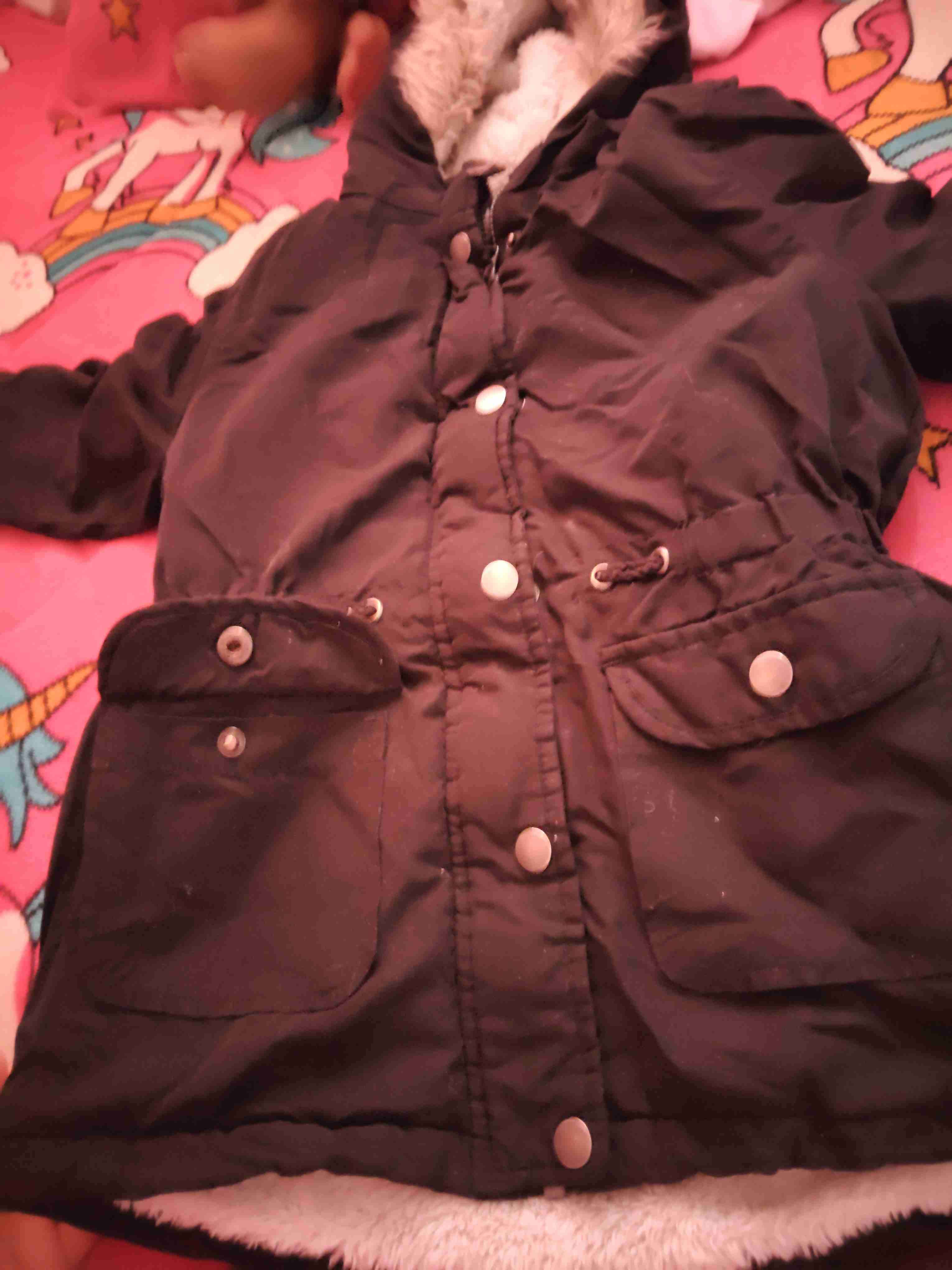 Chaqueta de cuero negra con tachas - miniatura 2