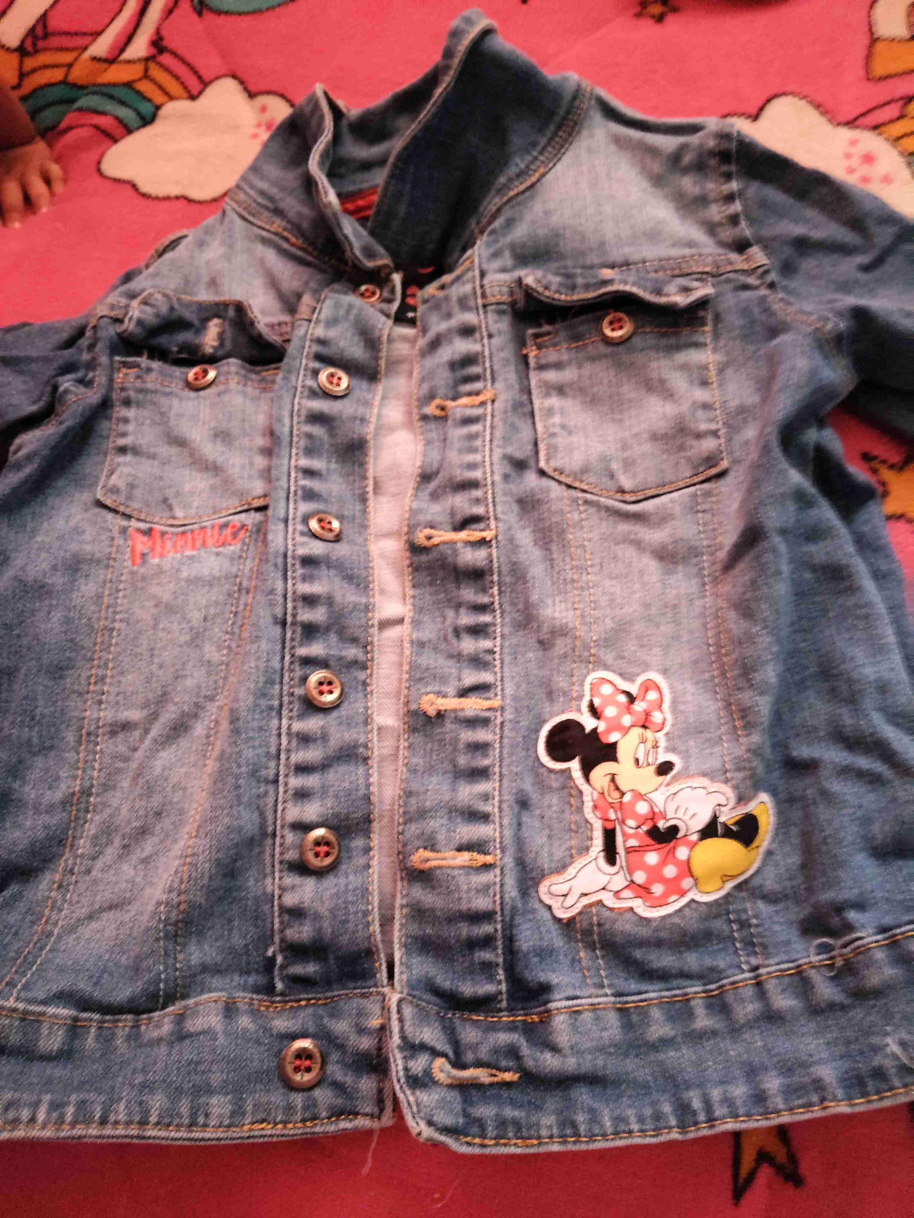 Chaqueta de cuero negra con tachas - miniatura 4