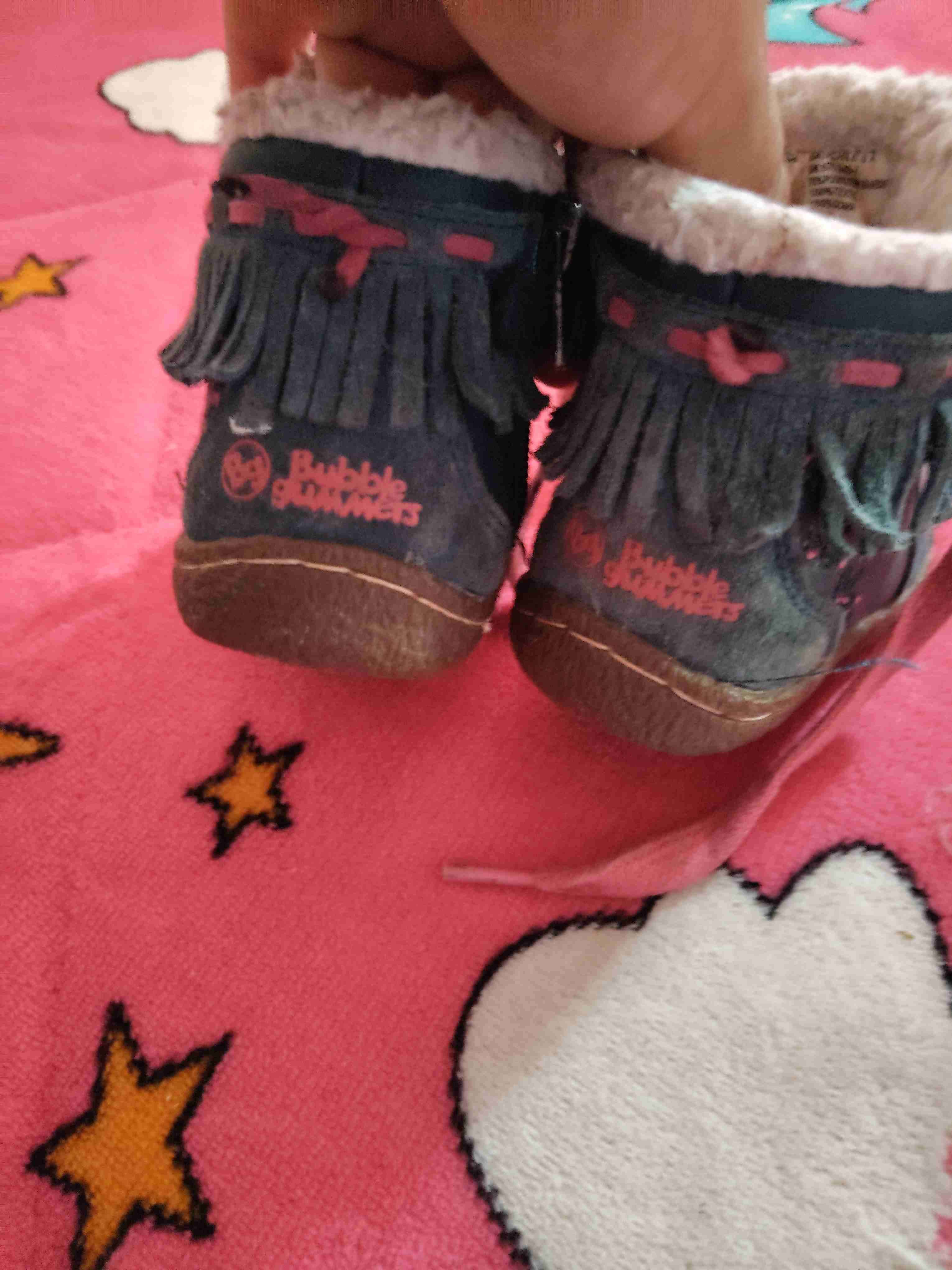 Botas rosadas con corazón - miniatura 4