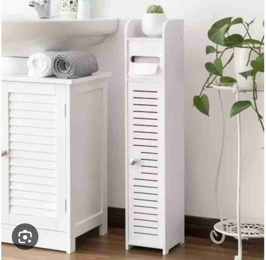 Estante blanco con puerta - miniatura 2