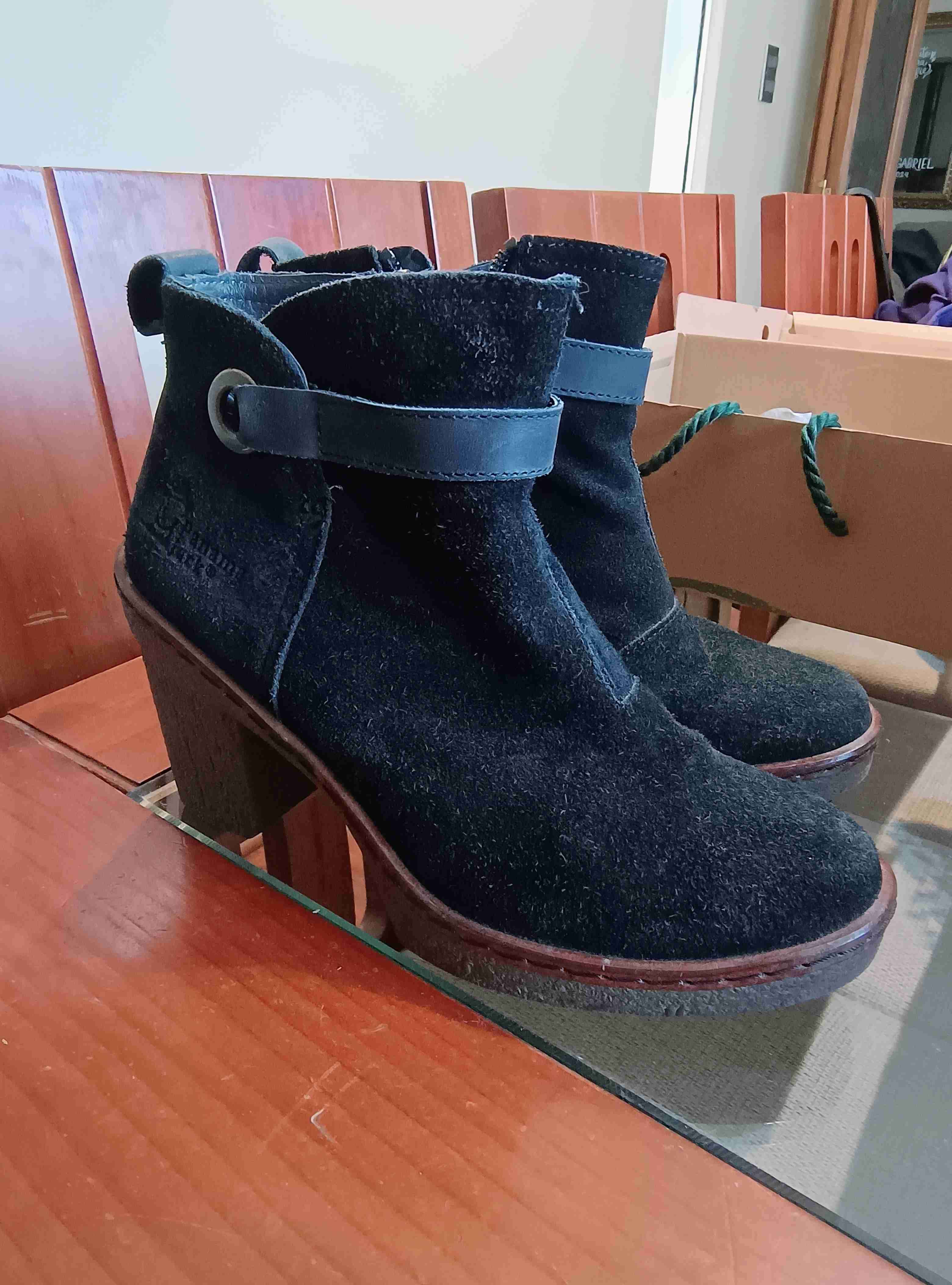 Botines negros de gamuza - miniatura 4