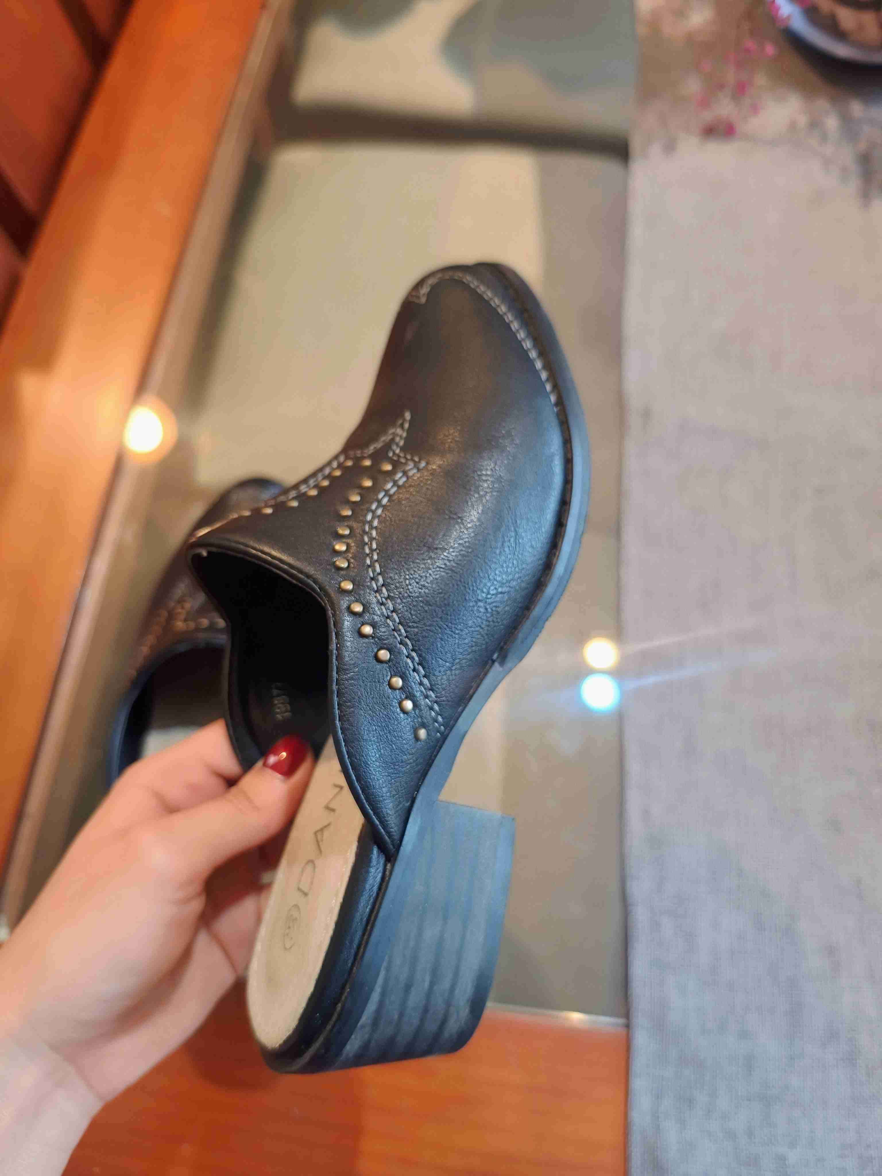 Zapatos mule negros Danna - miniatura 4