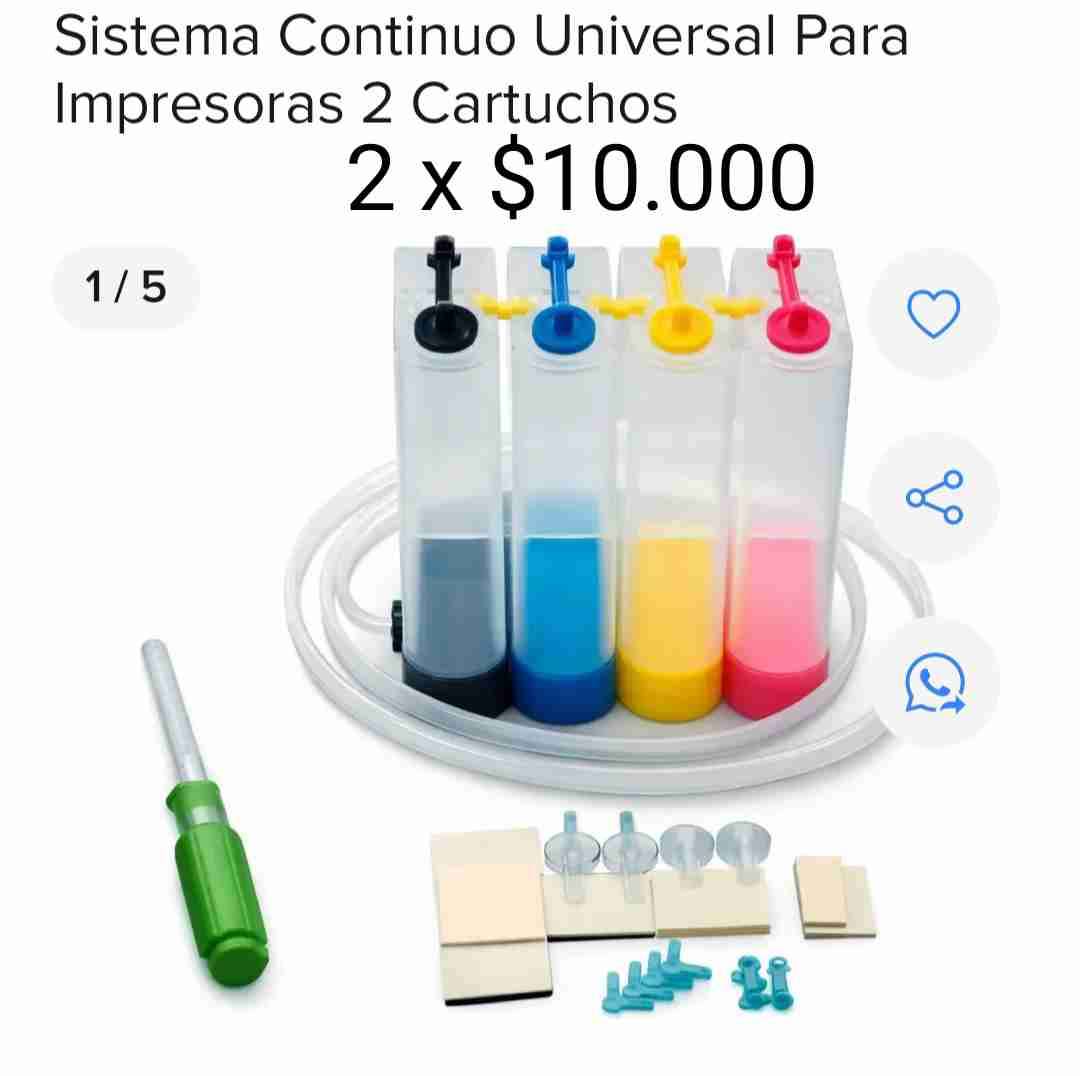 Sistema continuo para impresoras
