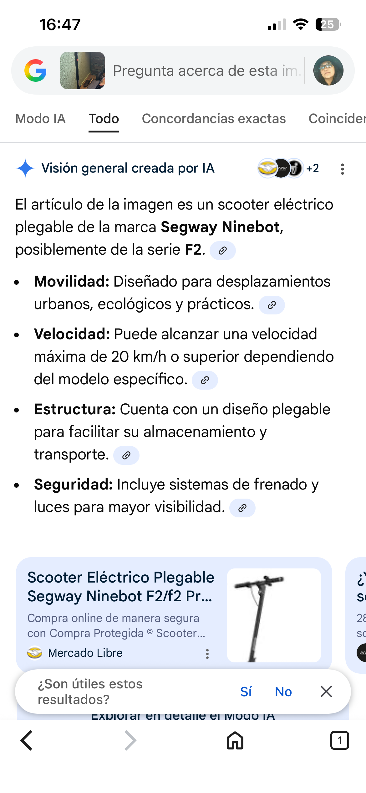 Scooter eléctrico negro - miniatura 3