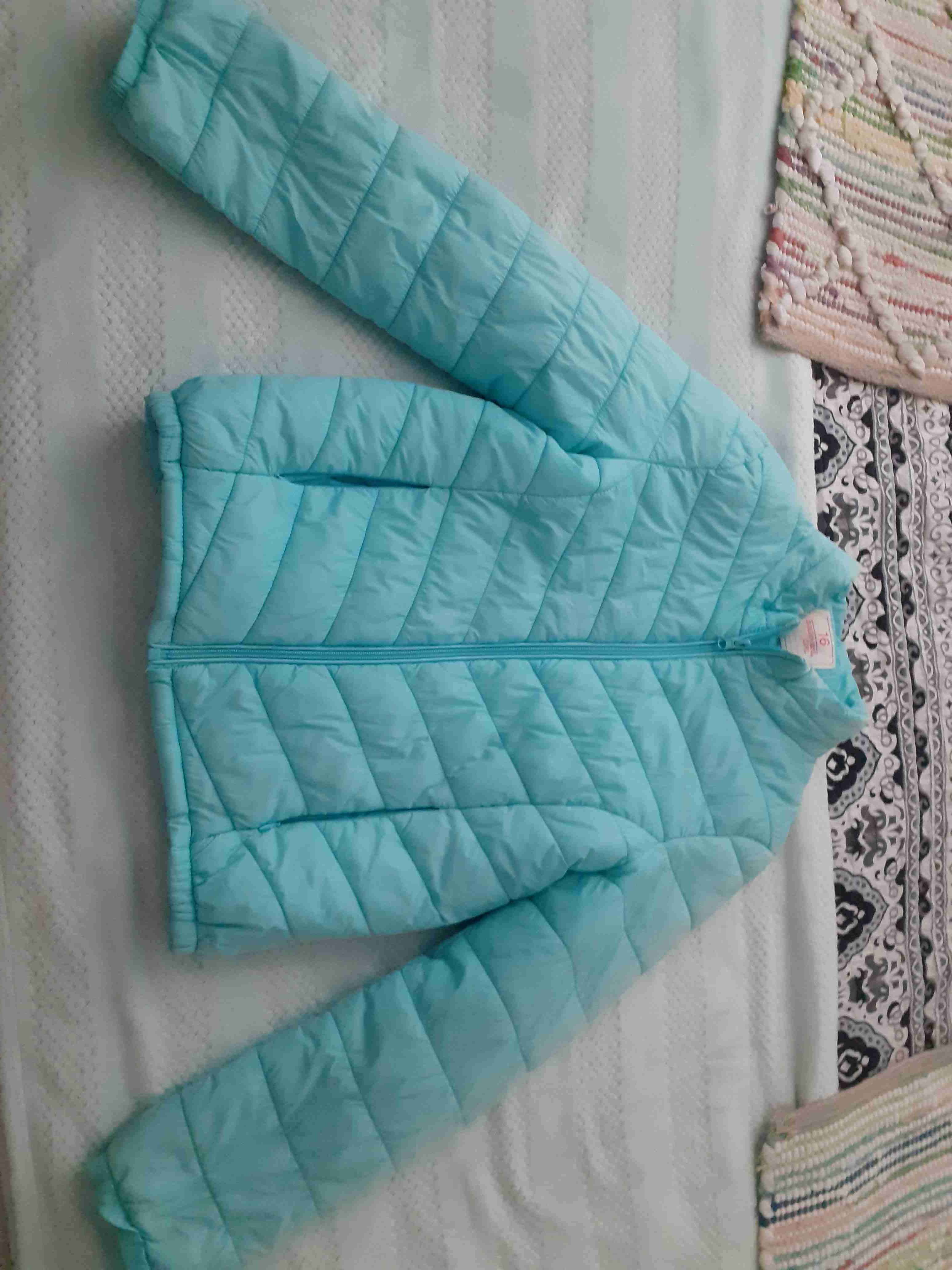 Parka  celeste talla 16 - miniatura 1