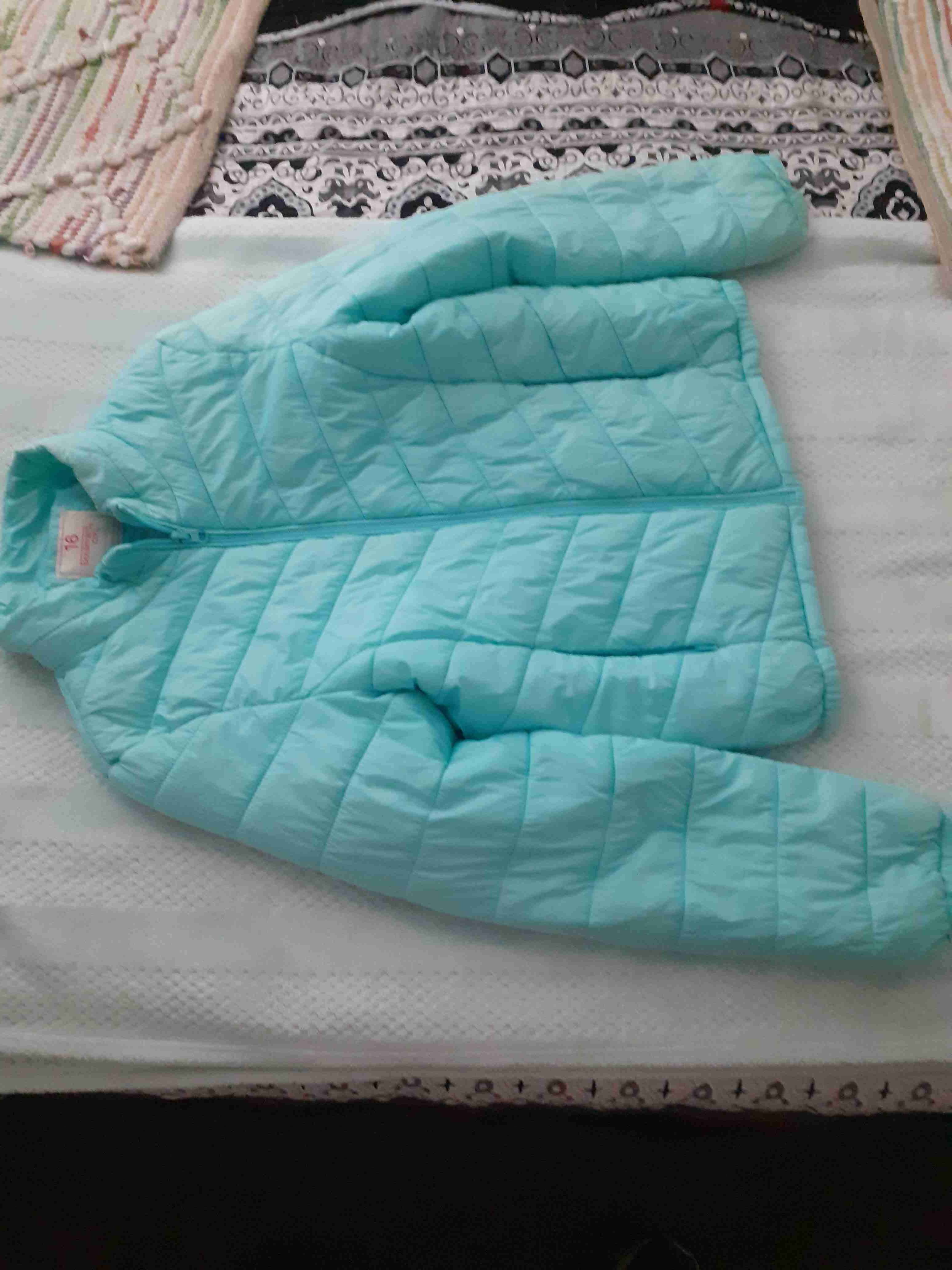 Parka  celeste talla 16 - miniatura 3
