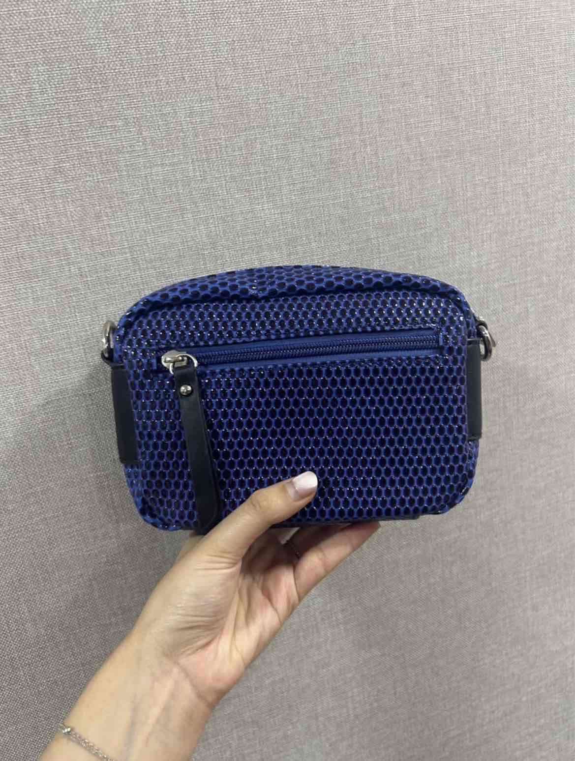 BANDOLERA AMPHORA SALMA PEQUEÑA AZUL - miniatura 2