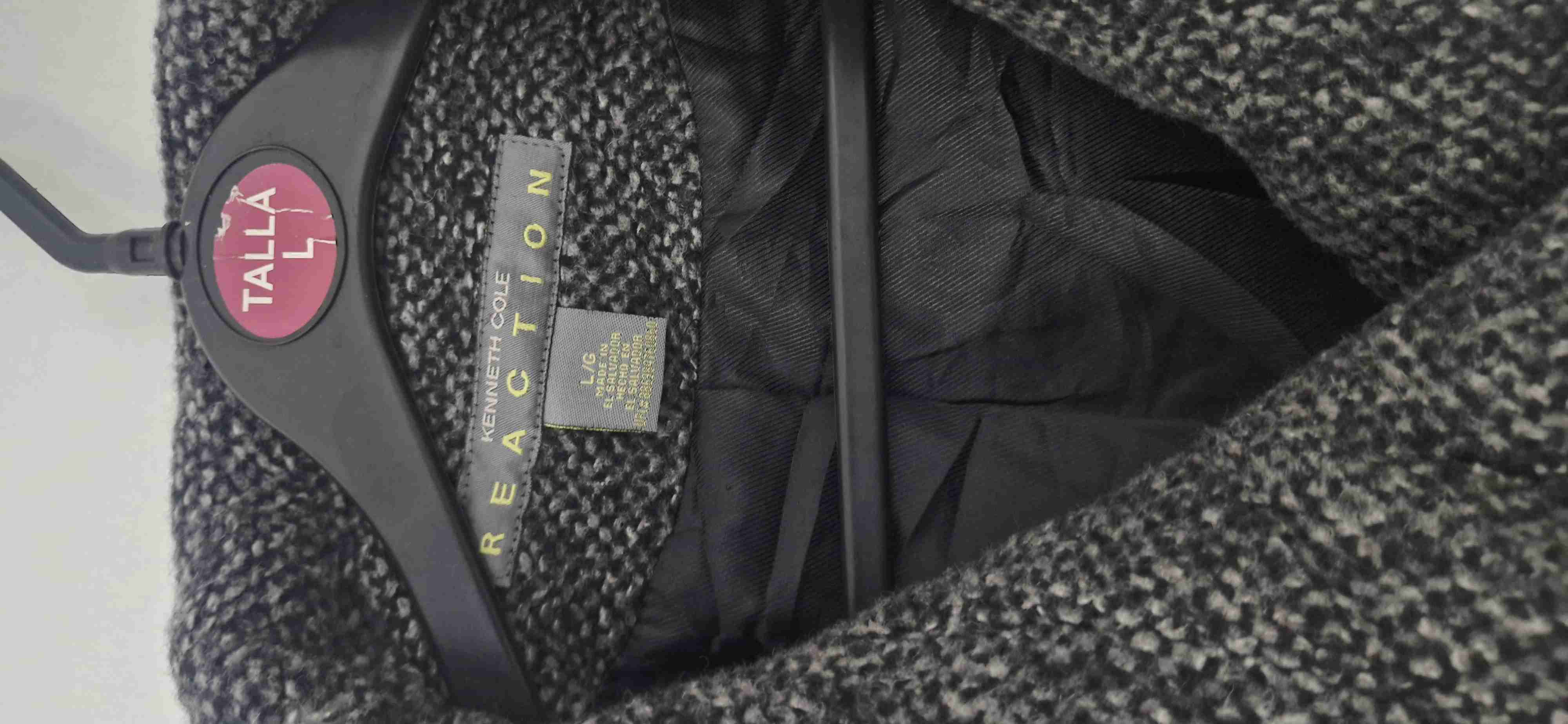 Abrigo Kenneth Cole Reaction Talla L - 44% Lana - miniatura 2