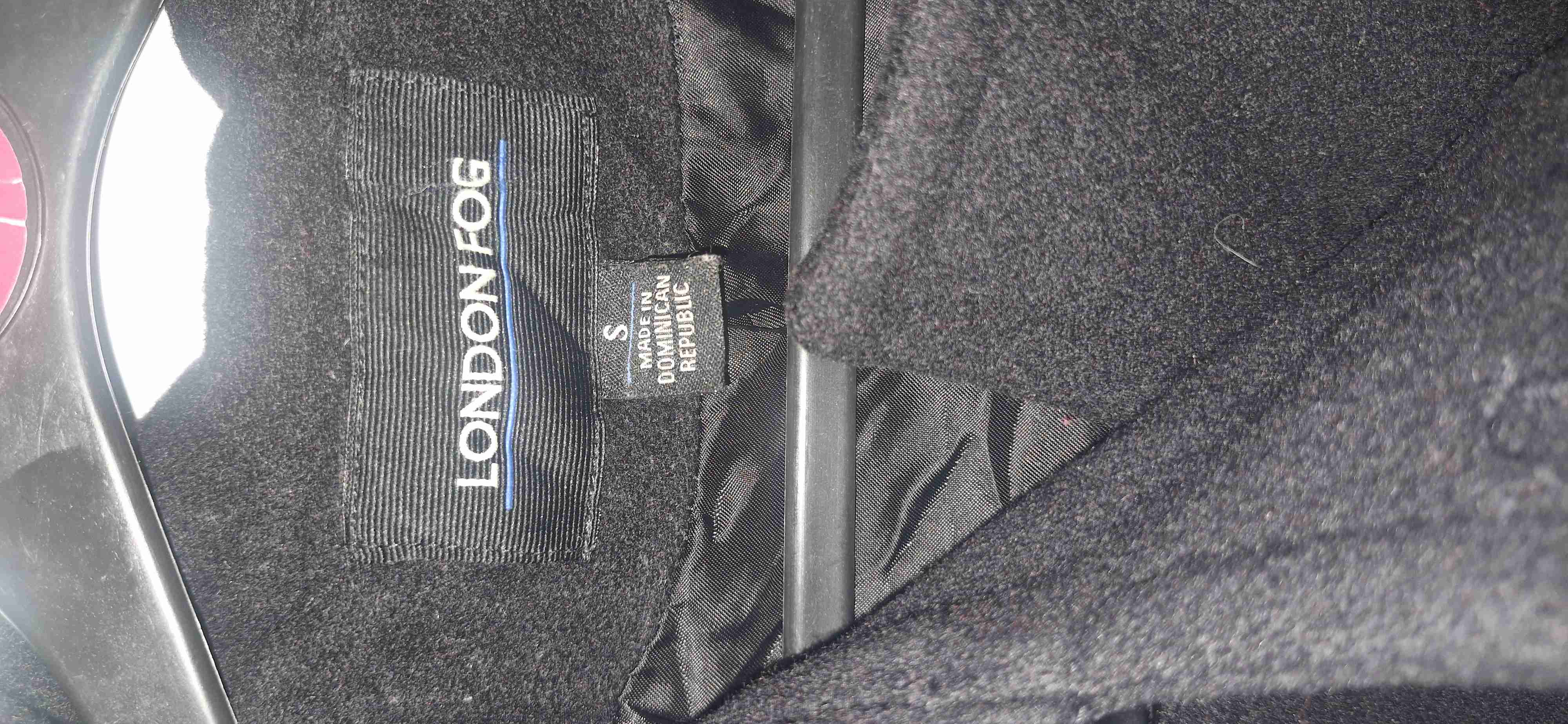 Abrigo London Fog Negro Talla S - 80% Lana - miniatura 2