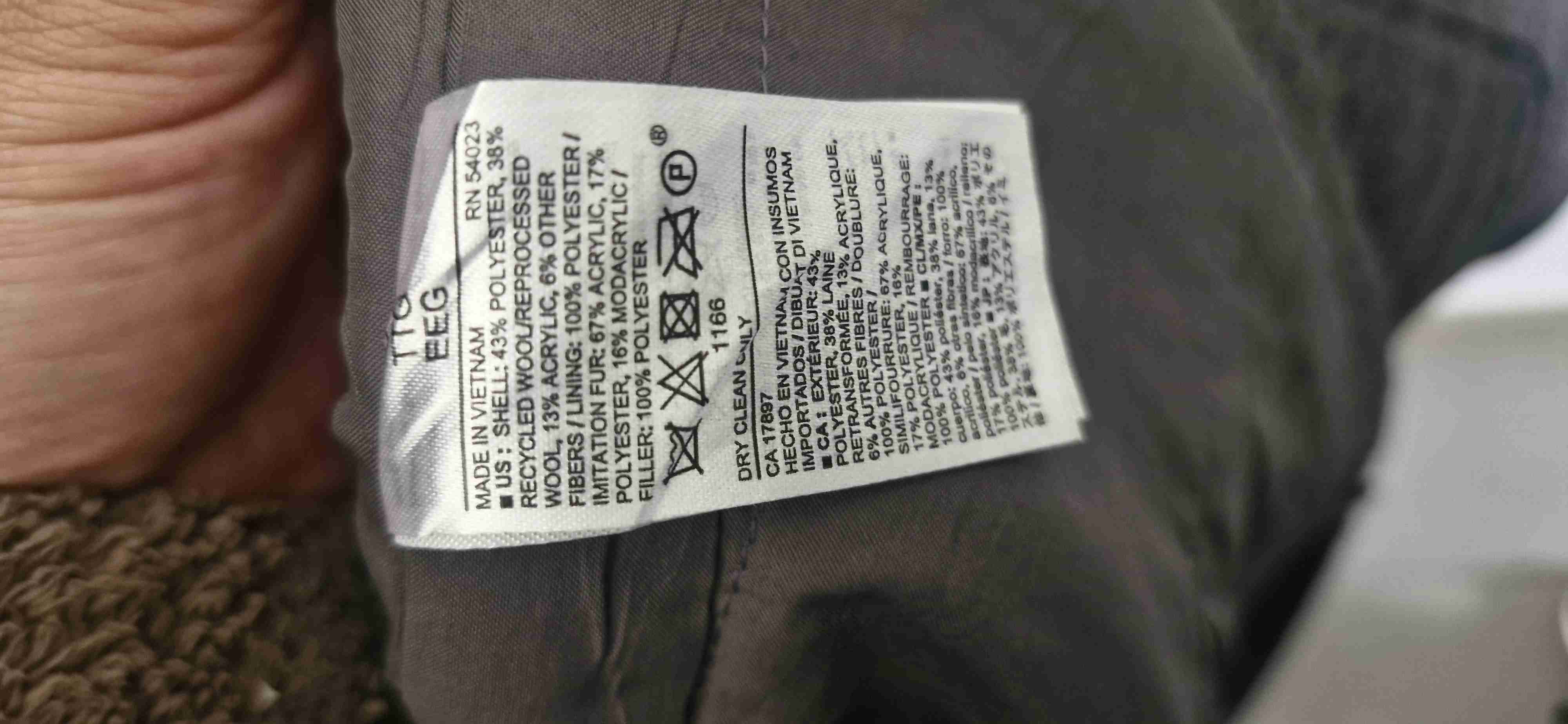 Abrigo Hombre XXL Old Navy Gris Tipo Trenca Nuevo - miniatura 2