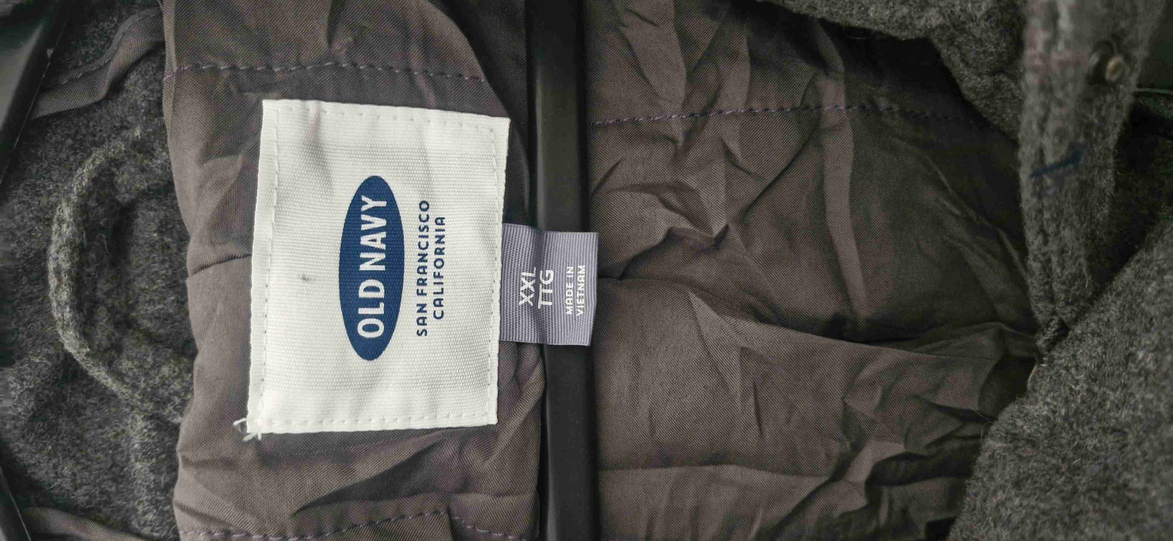 Abrigo Hombre XXL Old Navy Gris Tipo Trenca Nuevo - miniatura 4