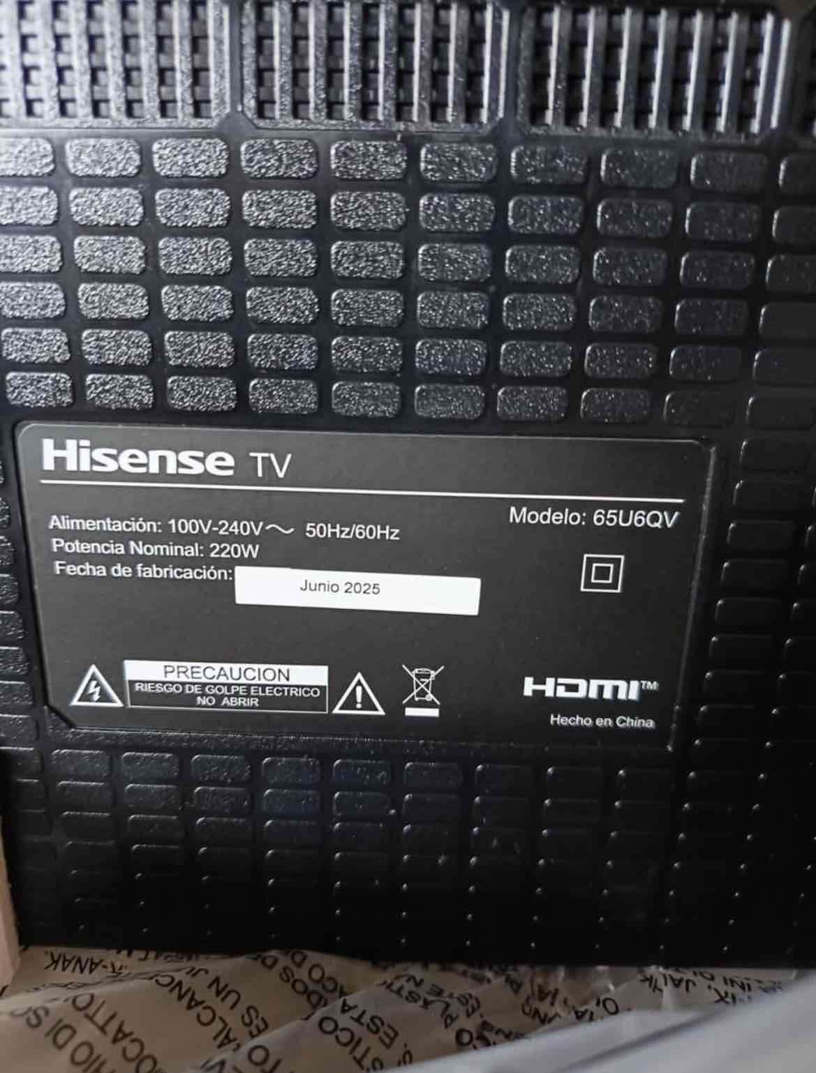 TV Hisense 65” MiniLED ULED para repuestos - miniatura 2