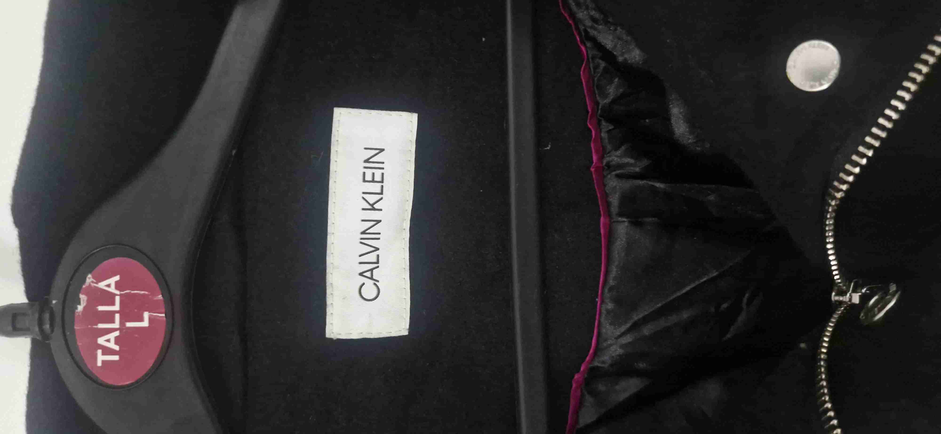 Abrigo Calvin Klein Talla L - Negro - Estilo Parka - miniatura 4