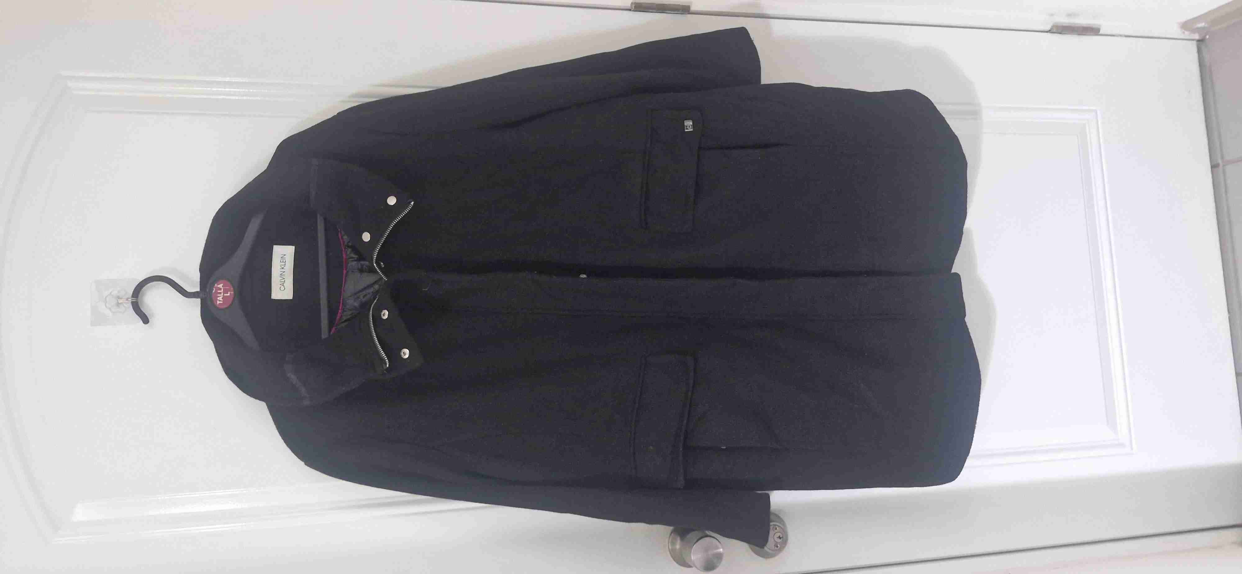 Abrigo Calvin Klein Talla L - Negro - Estilo Parka - miniatura 5