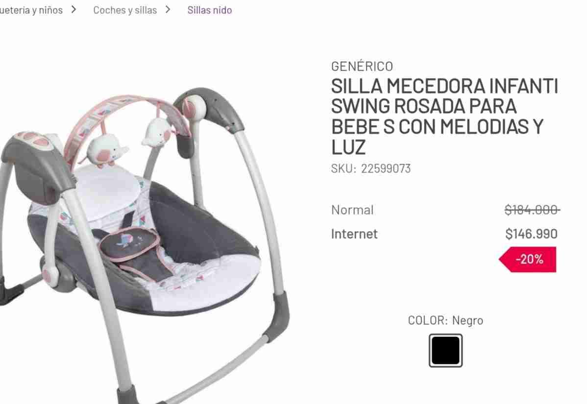Mecedora para bebe Infanti - miniatura 5