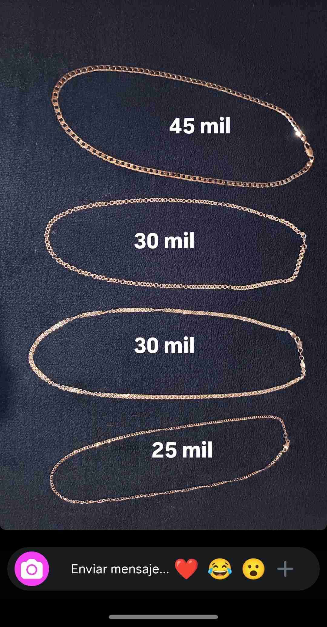 Pulseras y cadenas de plata ley 925 varios estilos - miniatura 1