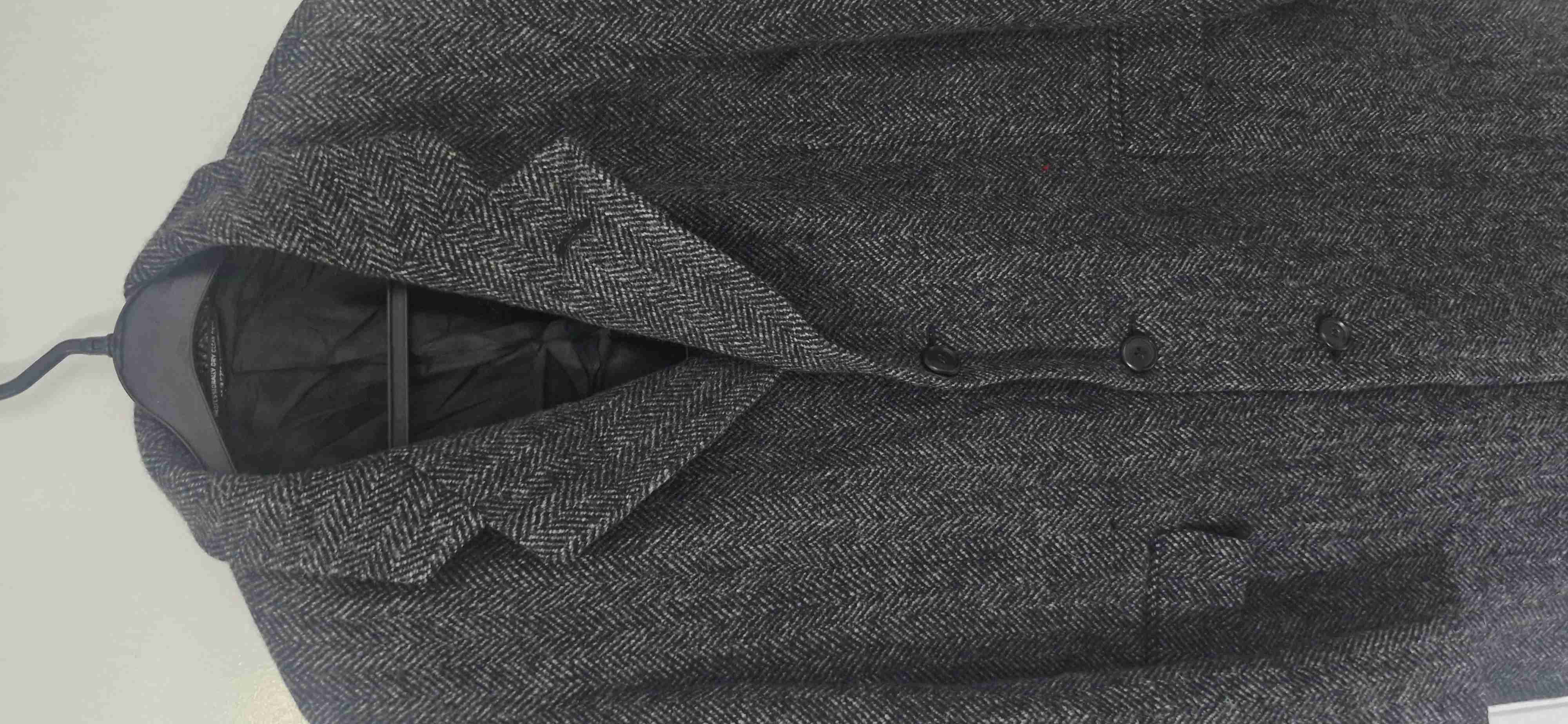 Abrigo Vintage 100% Pura Lana Espiga L/XL - miniatura 5