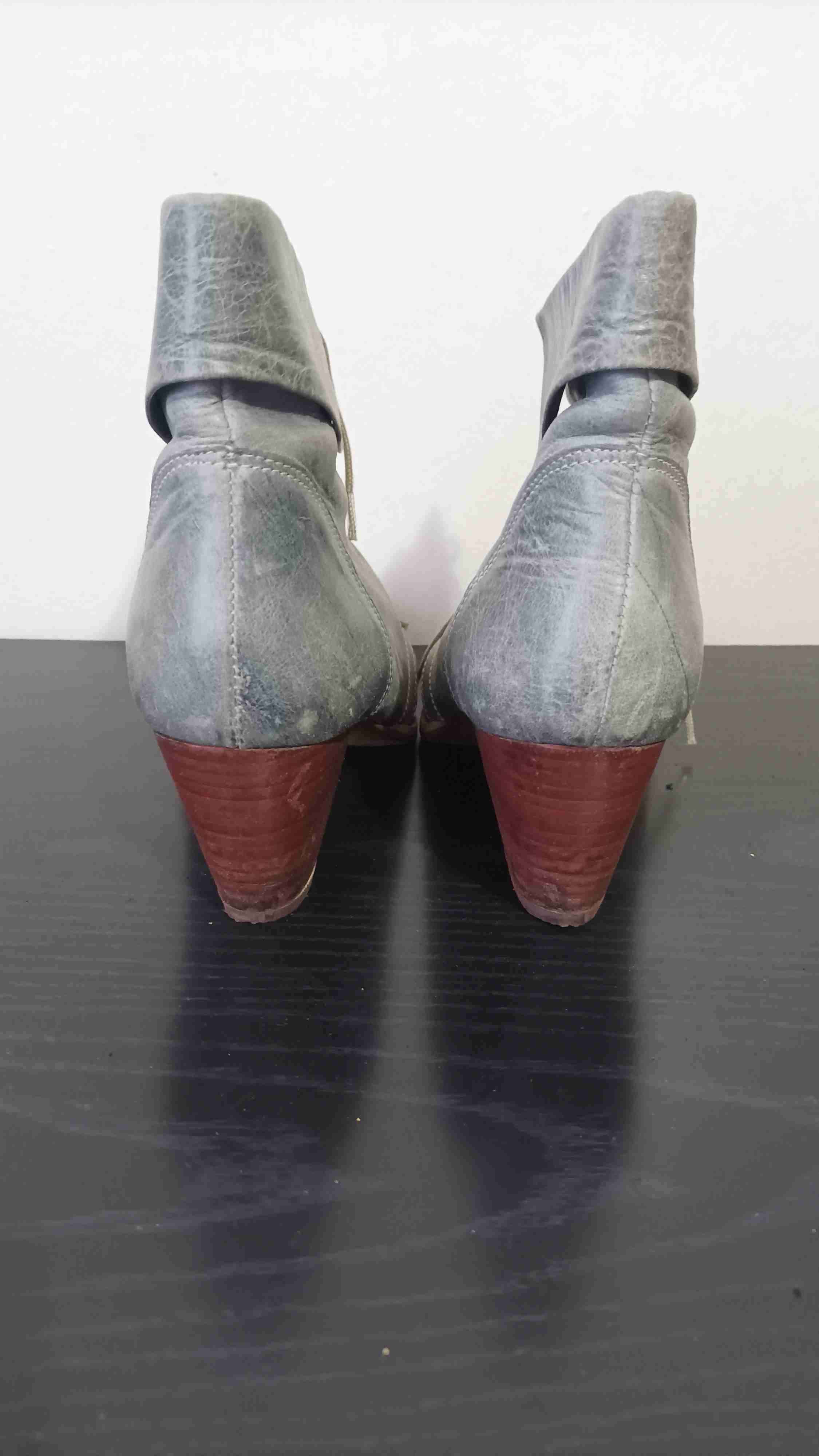 Botines de cuero grisáceo - miniatura 3