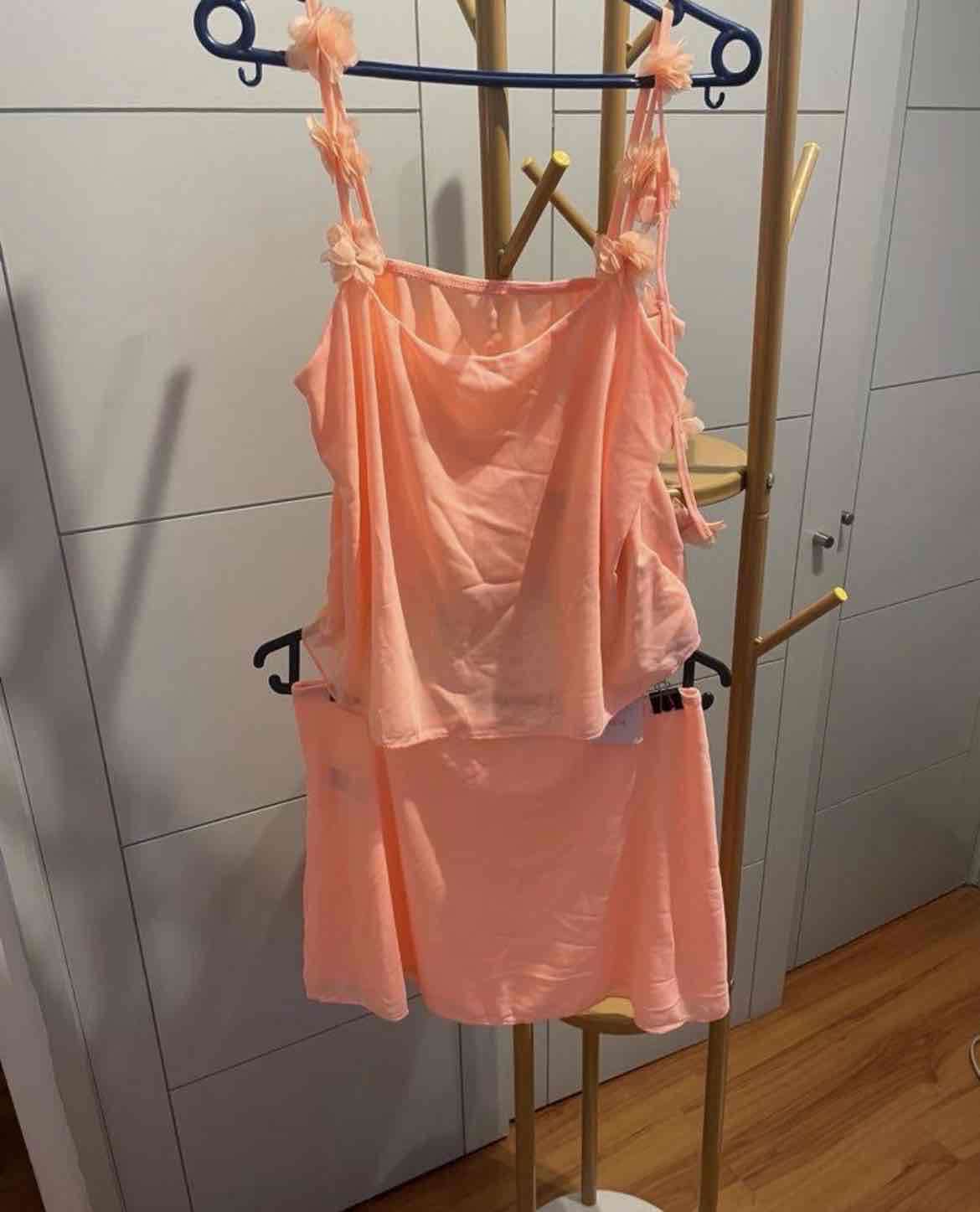 Conjunto Top y Falda malla Mesh - miniatura 1