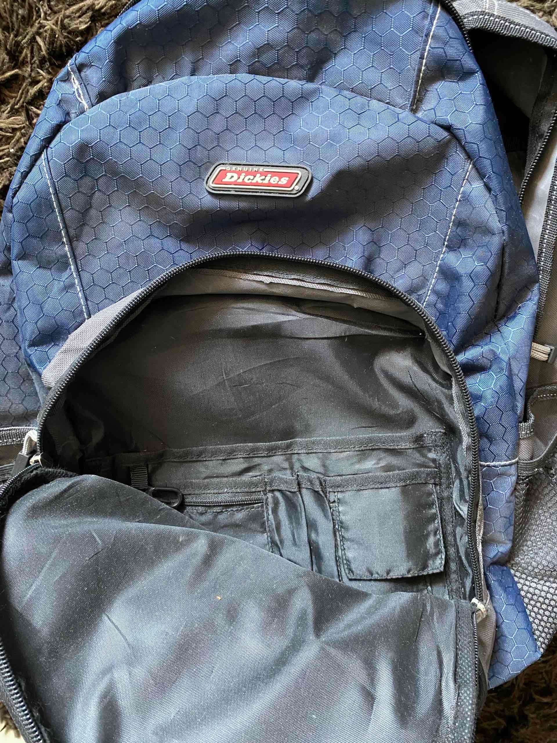 Mochila Dickies azul y gris - miniatura 3