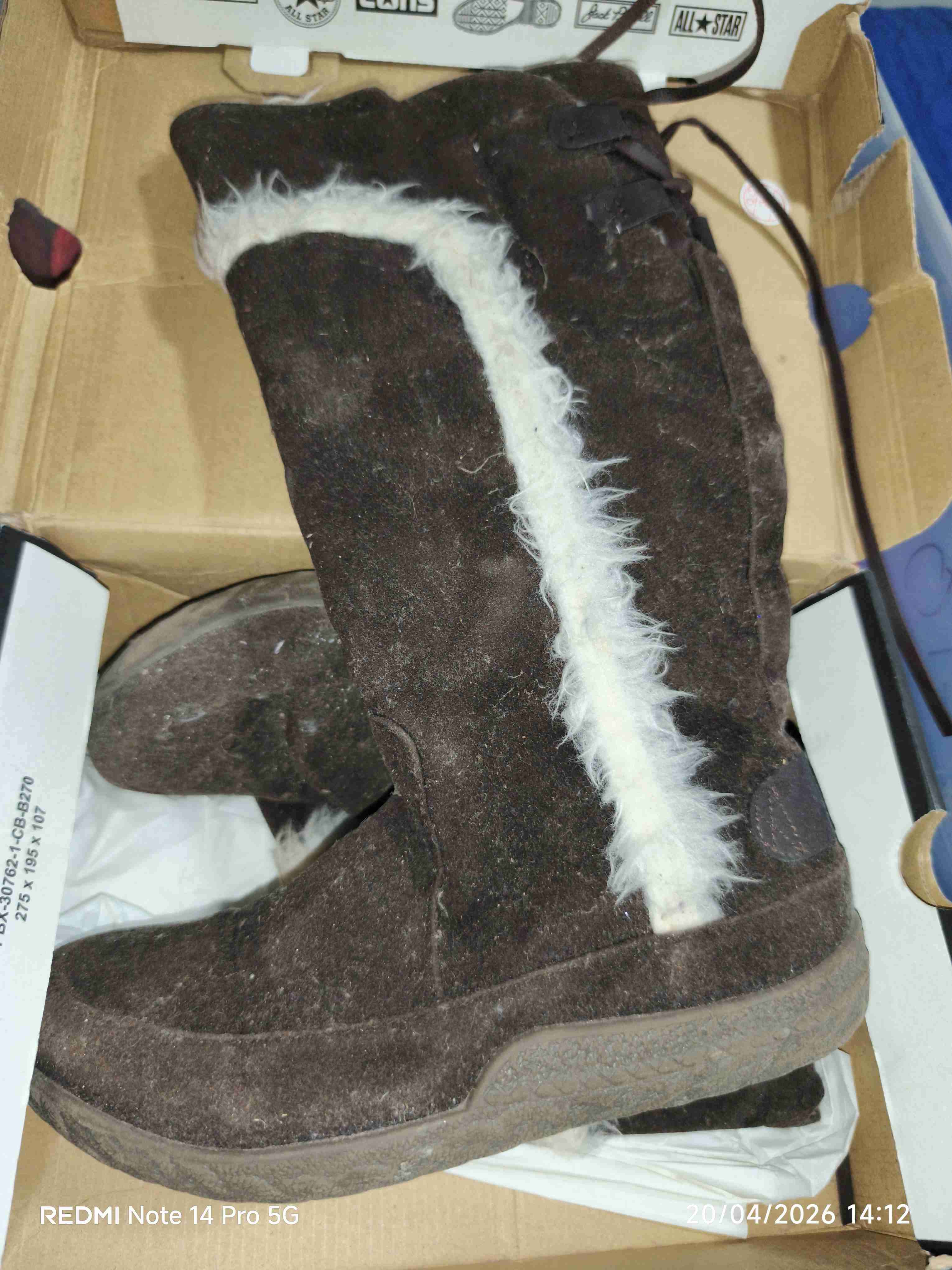 Botas marrones con forro de lana - miniatura 2