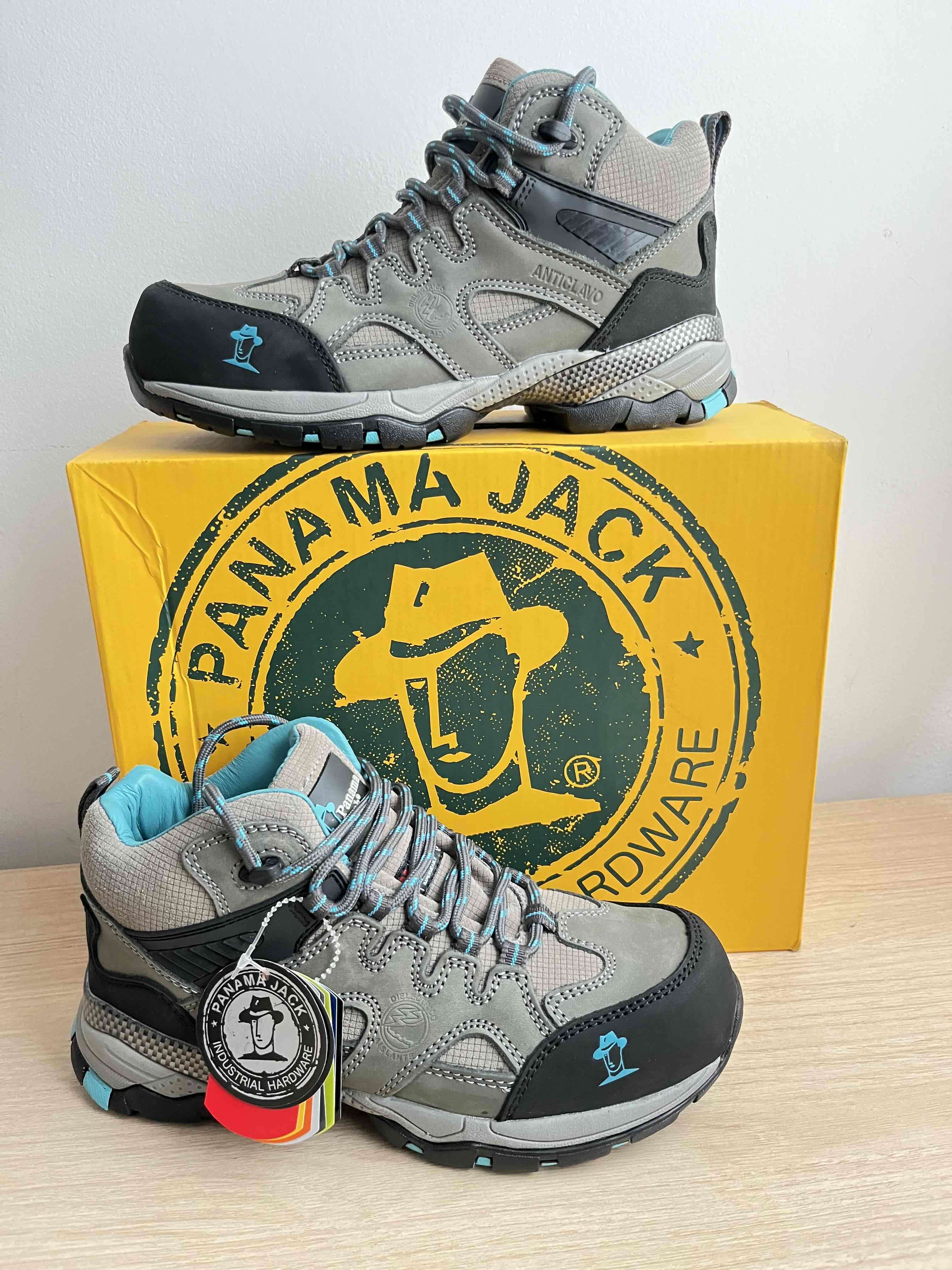 Botas trekking/trabajo Panama Jack grises - miniatura 1