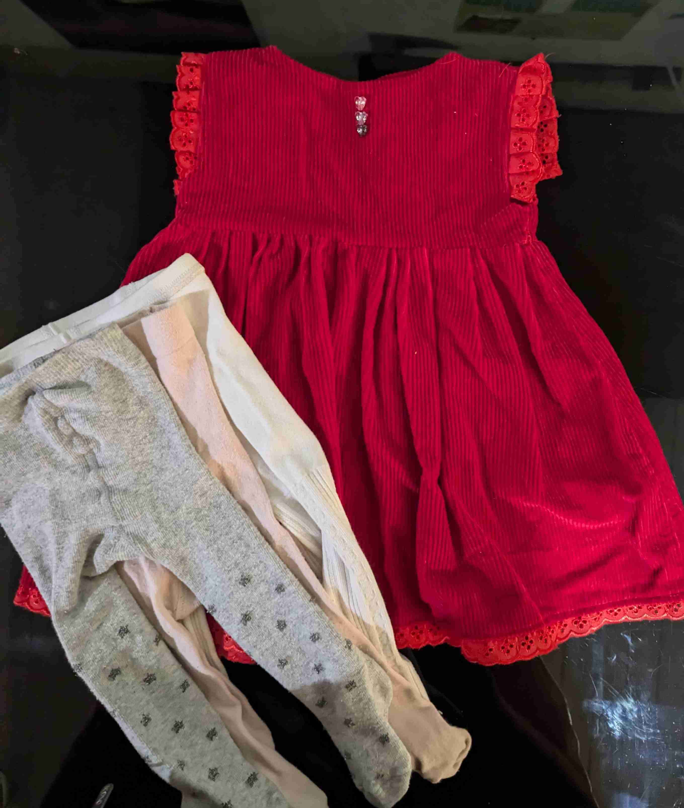 Abrigo bebé blanco con zapatos + Lote de 20 - miniatura 2