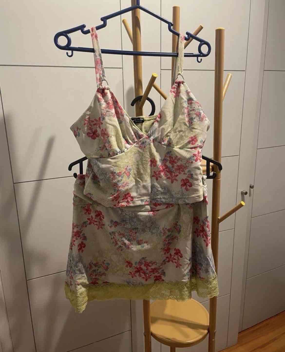 Conjunto top y falda malla Mesh - miniatura 1