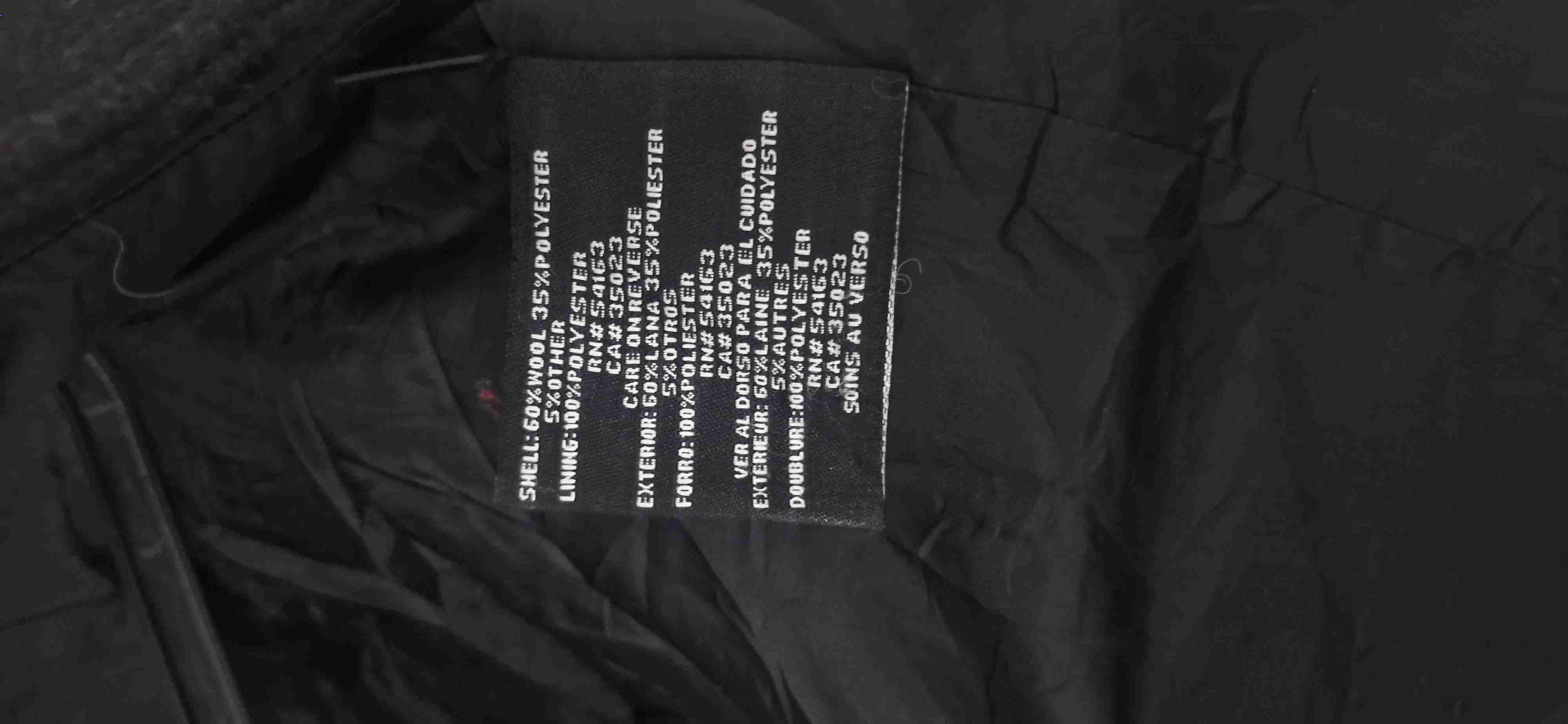 Hermoso Abrigo Nine West Talla XL/46 (60% Lana) Ne - miniatura 4