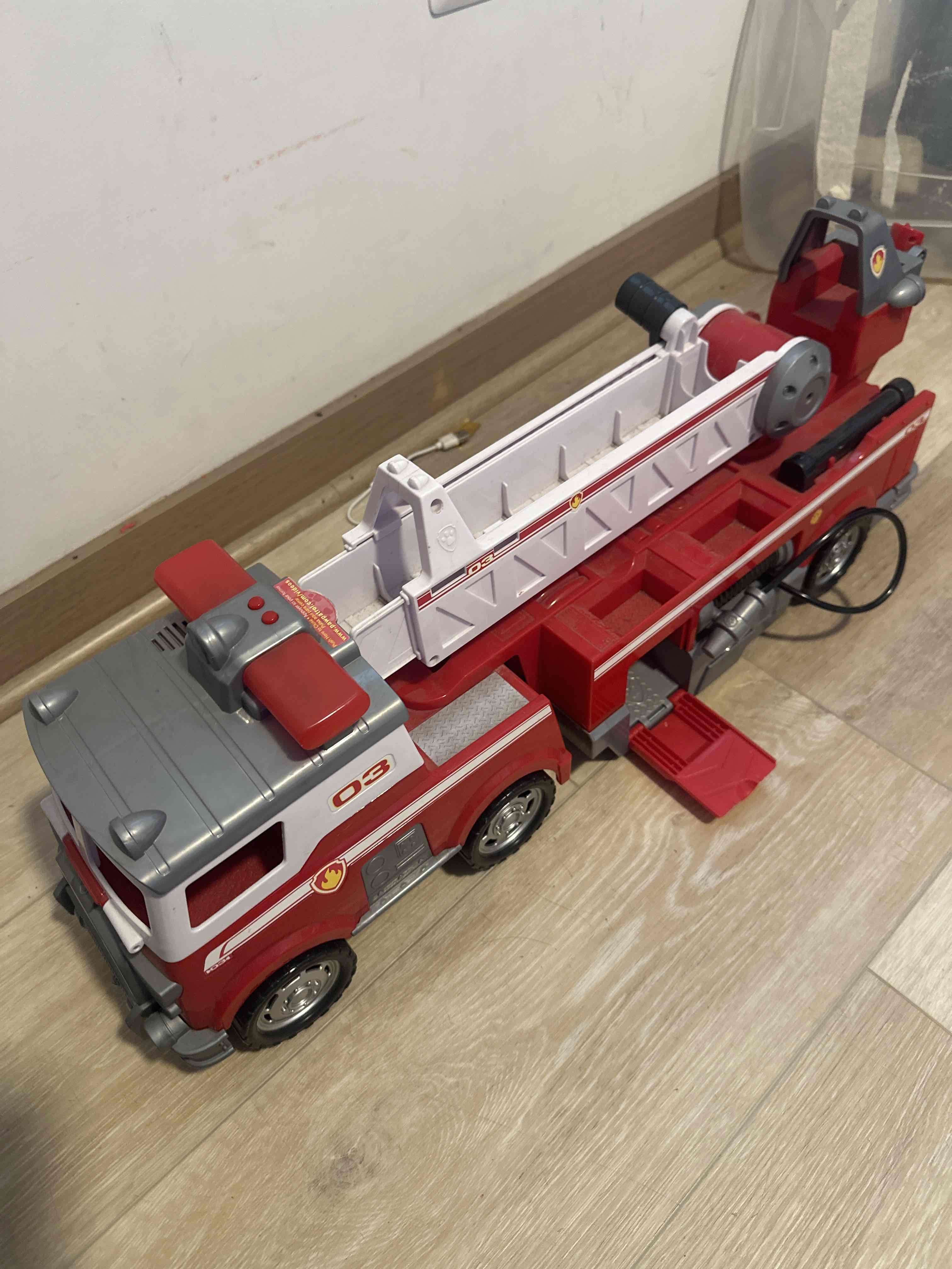 Camión de bomberos juguete paw patrol original - miniatura 2