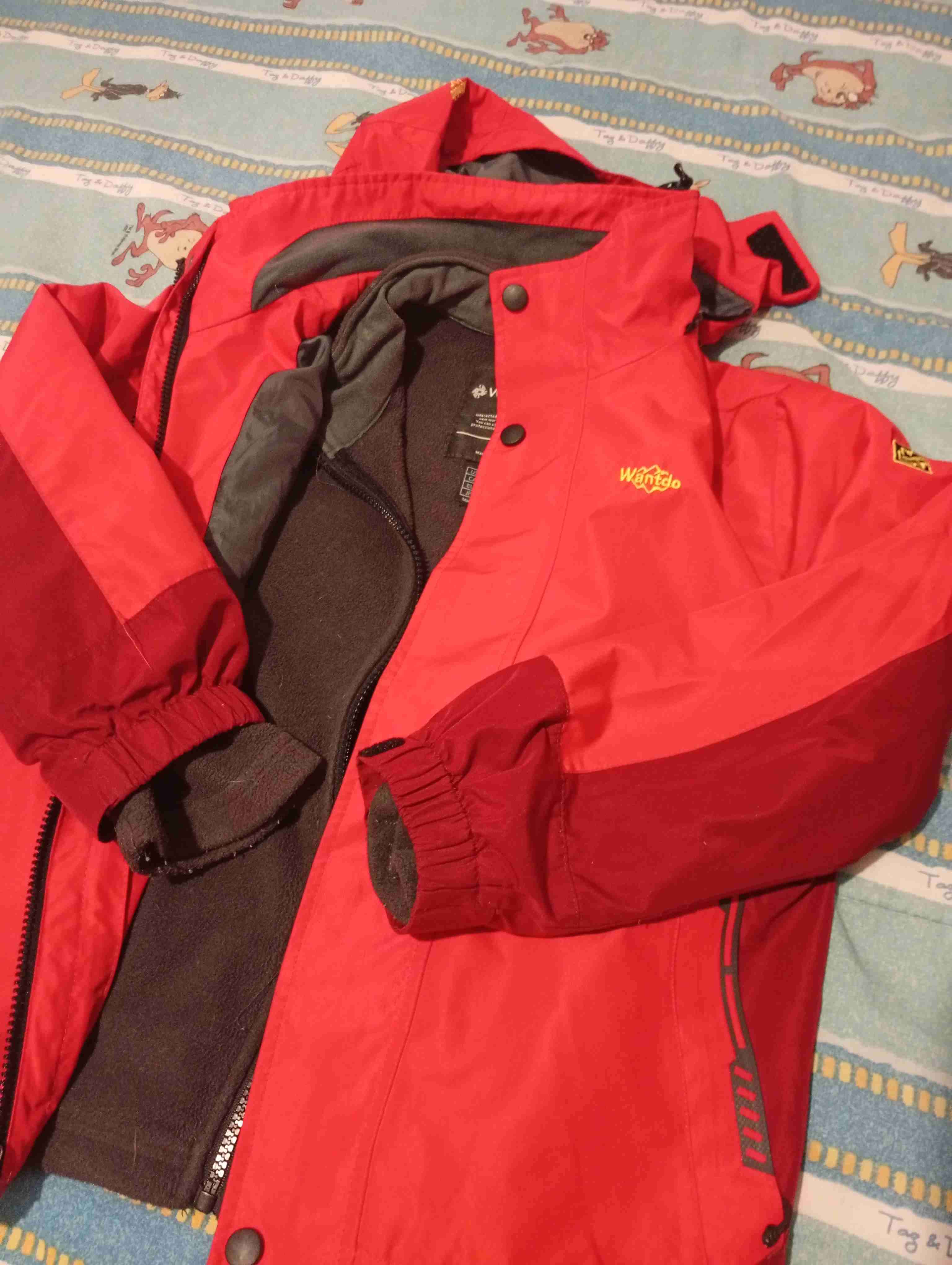 Chaqueta impermeable roja Wanderson - miniatura 2