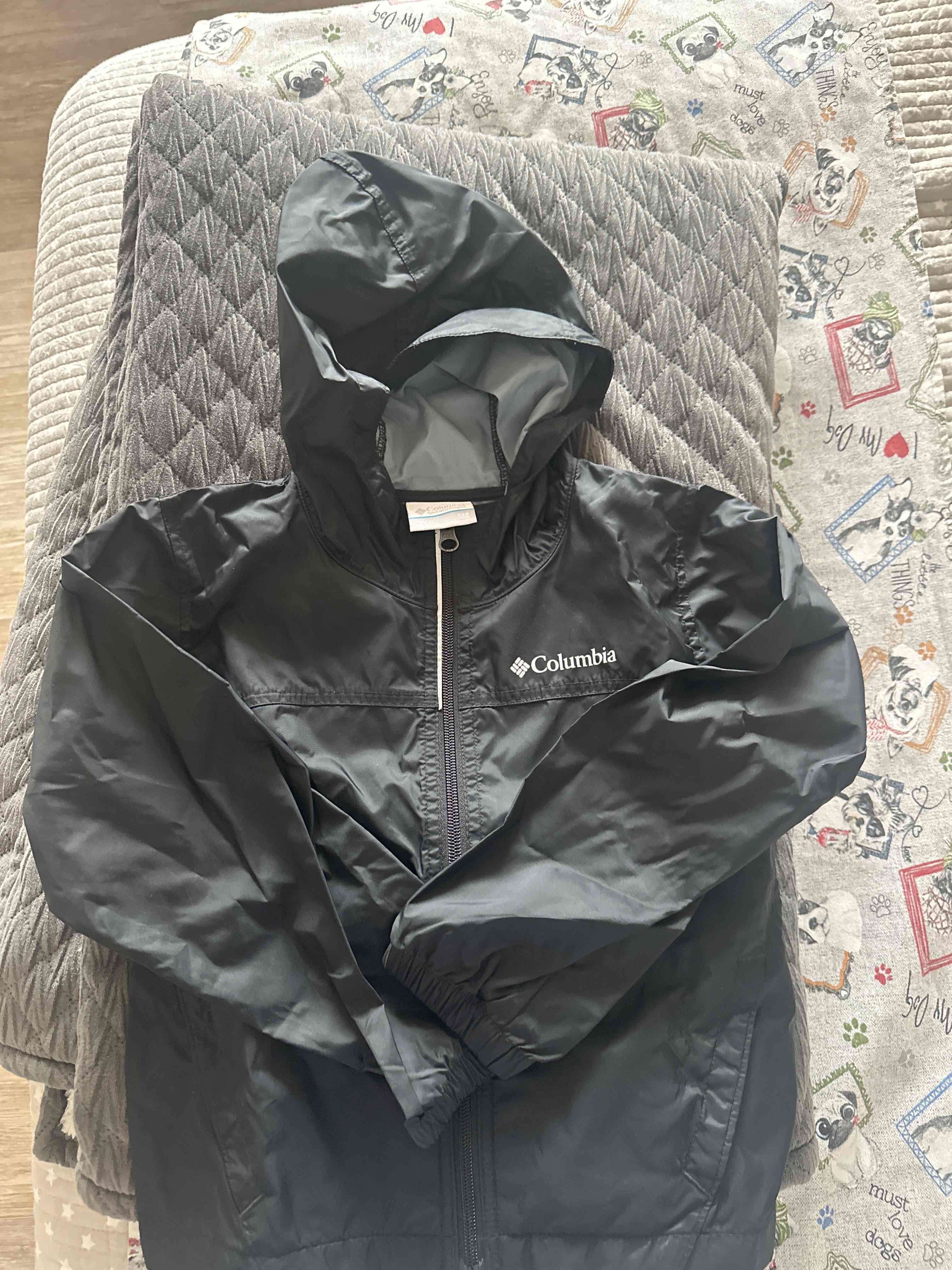 Chaqueta impermeable negra Columbia de niño - miniatura 2