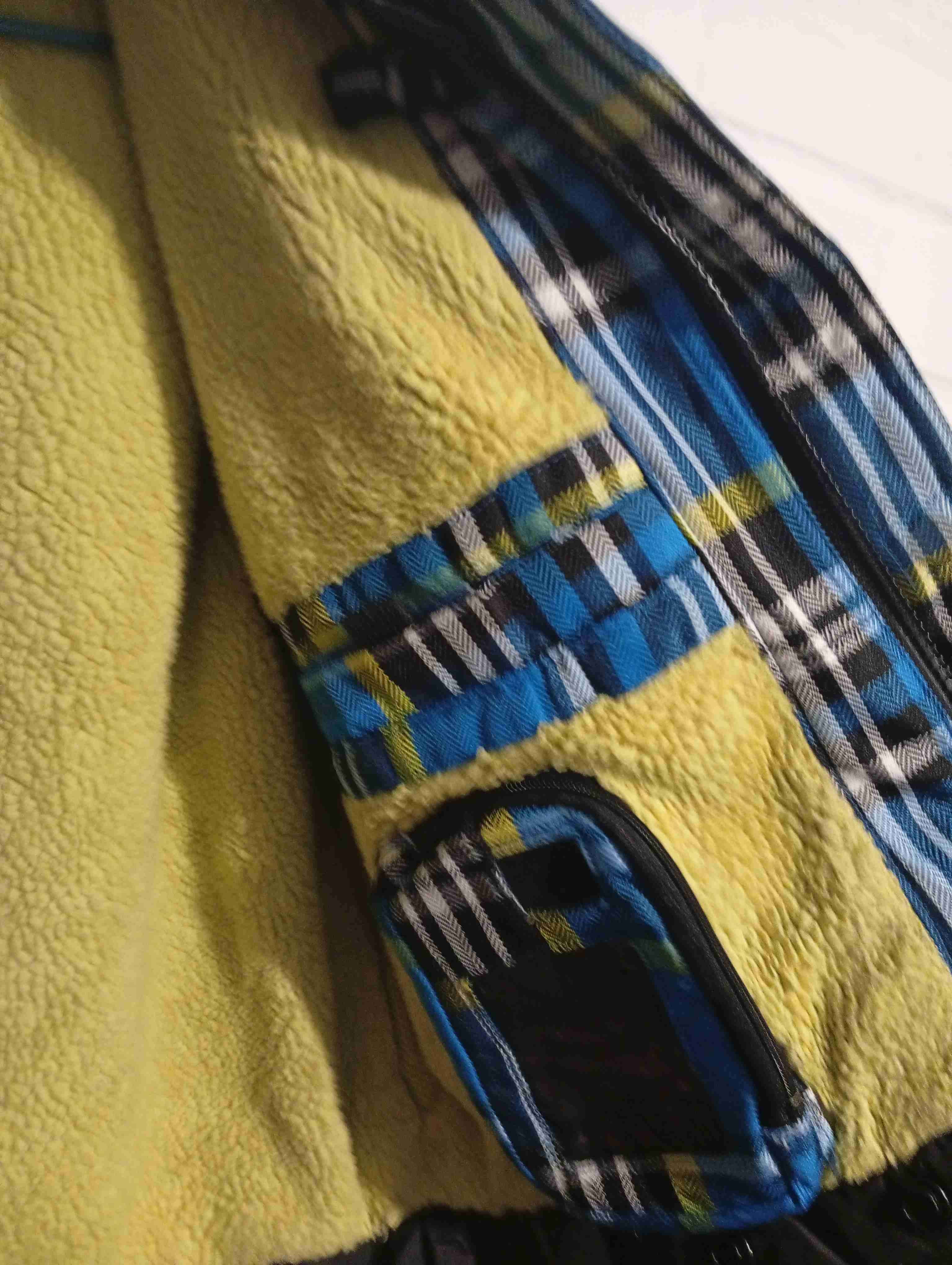 Chaqueta a cuadros azul y verde - miniatura 2