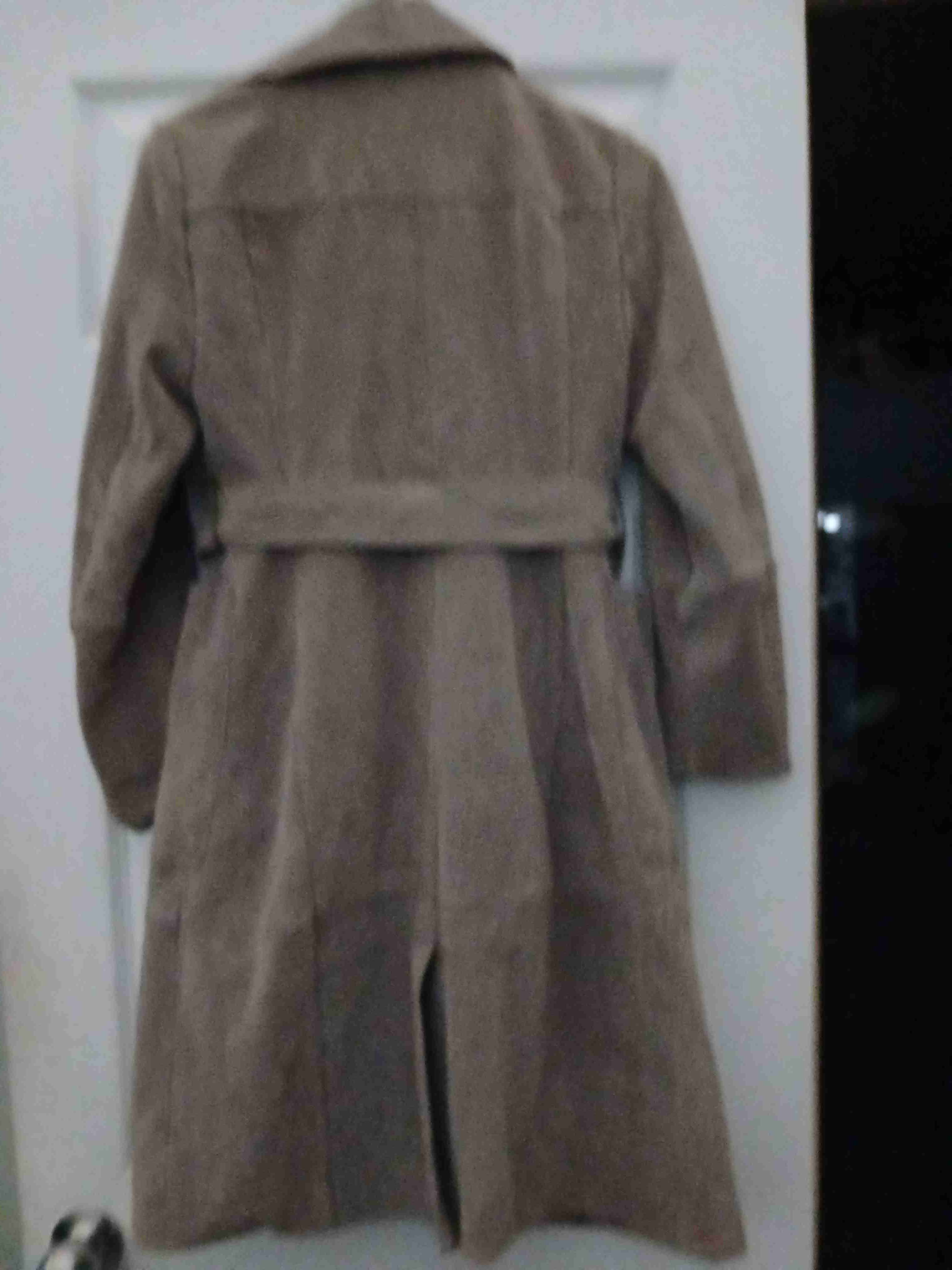 Abrigo largo de mujer marrón - miniatura 4