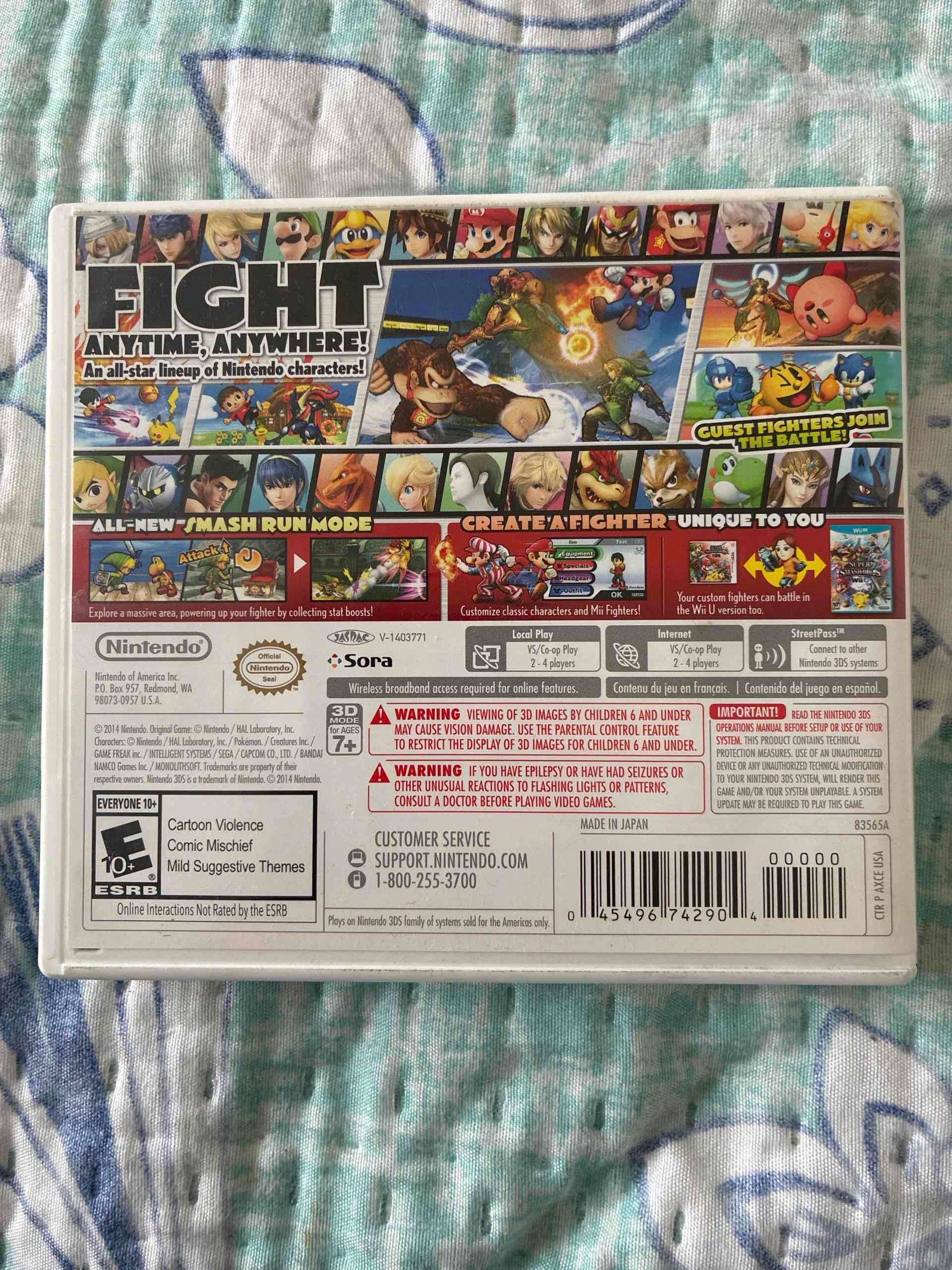 Juego Super Smash Bros Nintendo 3DS - miniatura 2