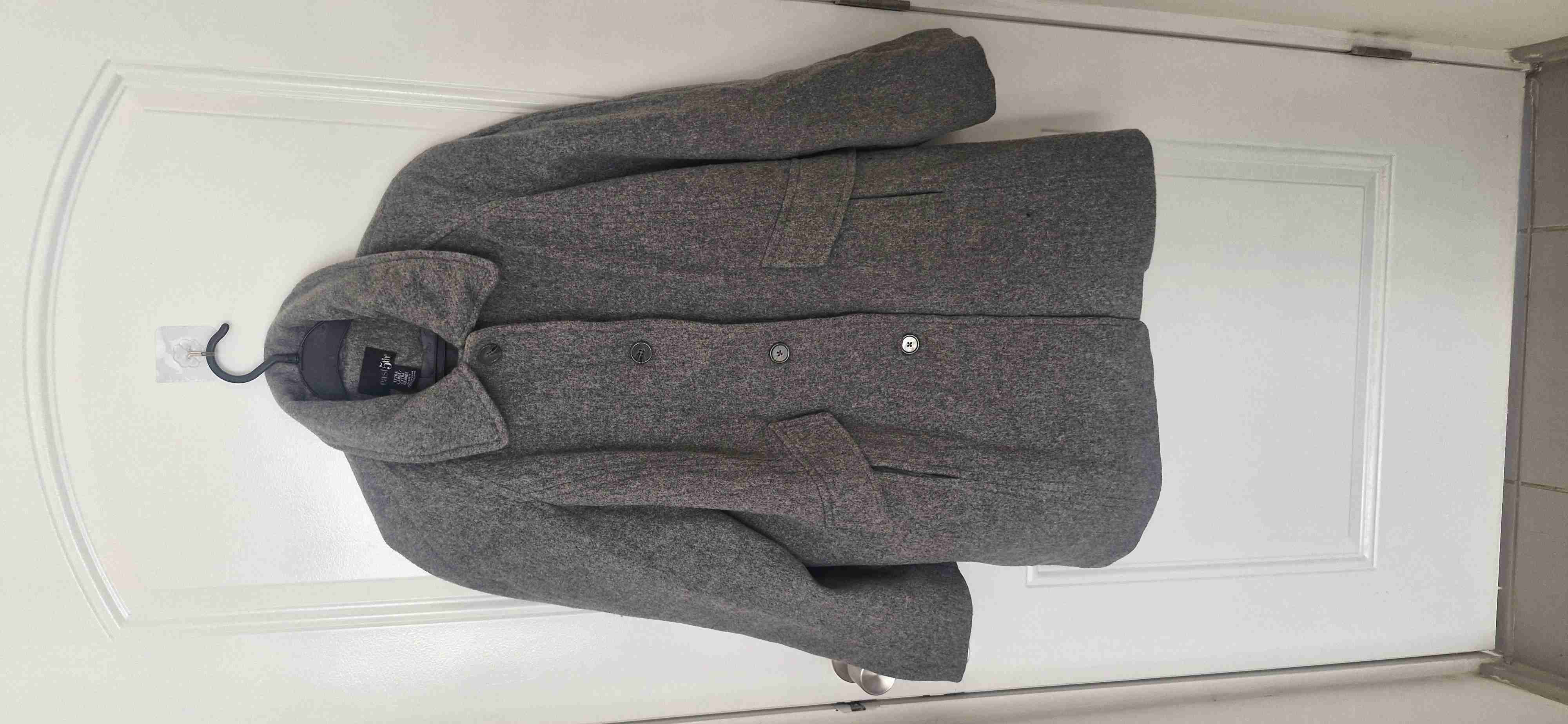 Abrigo de Lana East 5th - Gris Jaspeado XL