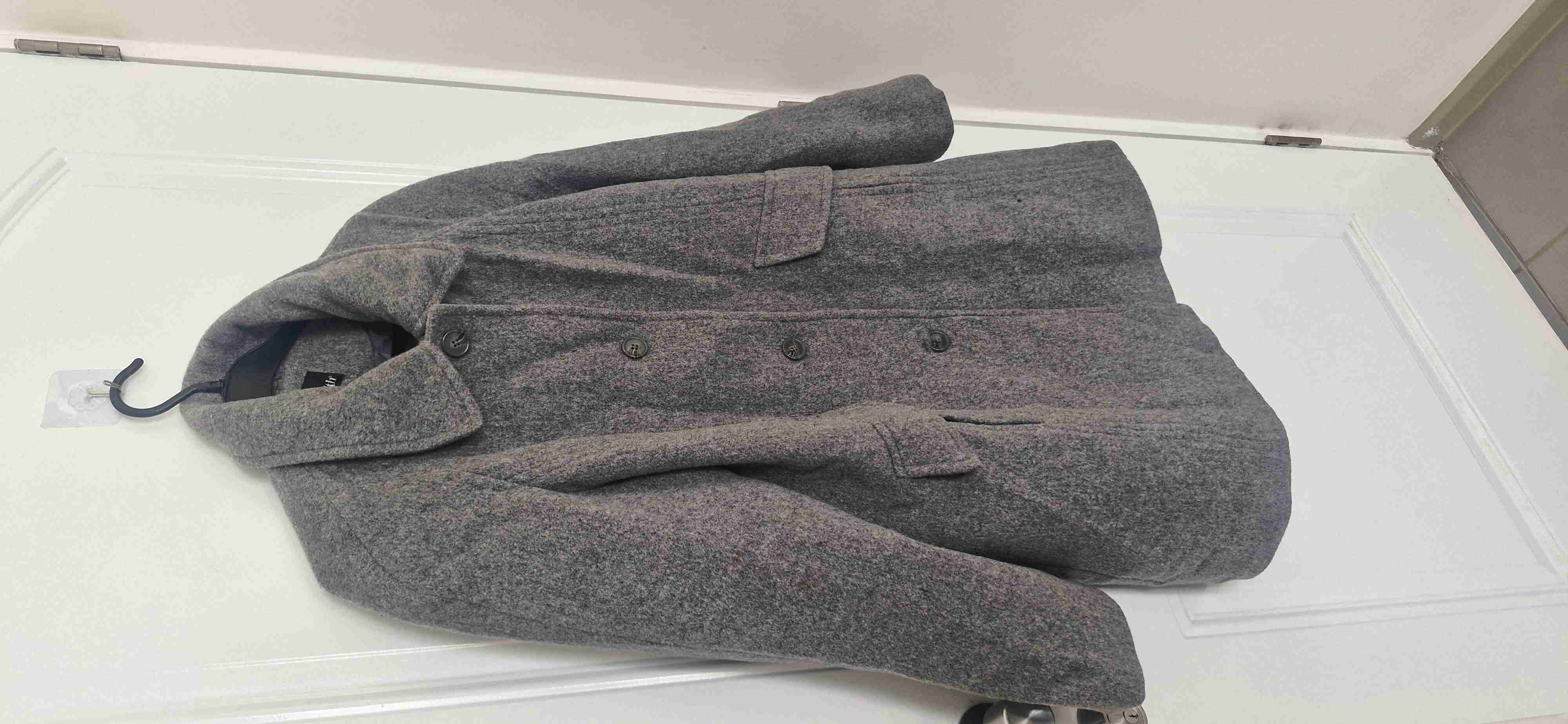 Abrigo de Lana East 5th - Gris Jaspeado XL - miniatura 6