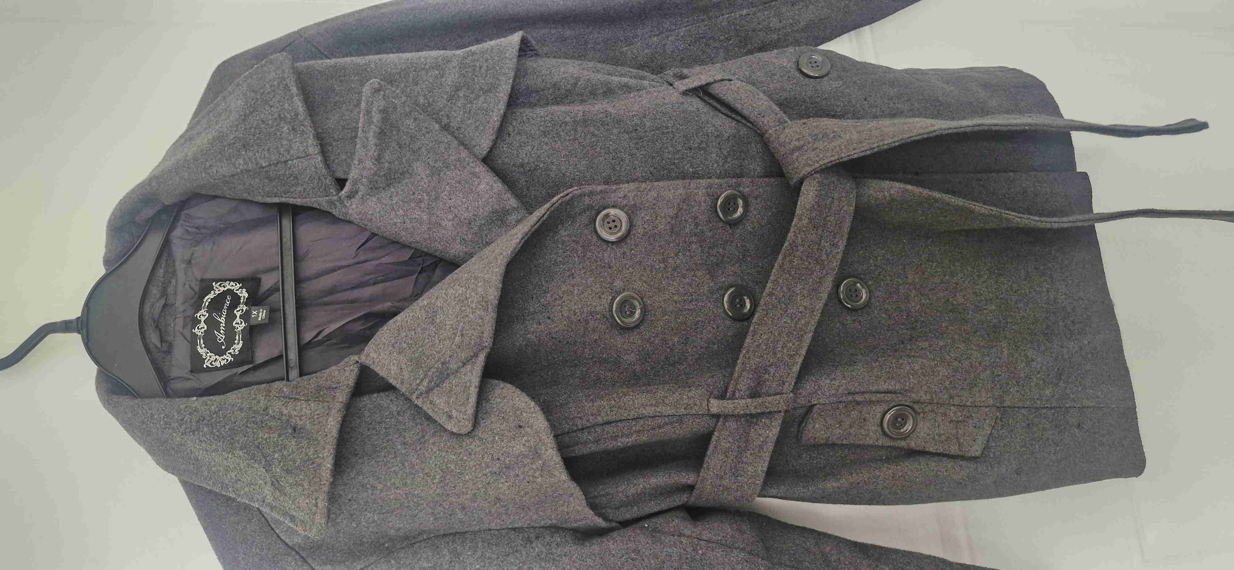 Abrigo Trench Ambiance Talla  (XL) - Gris Carbón - miniatura 3