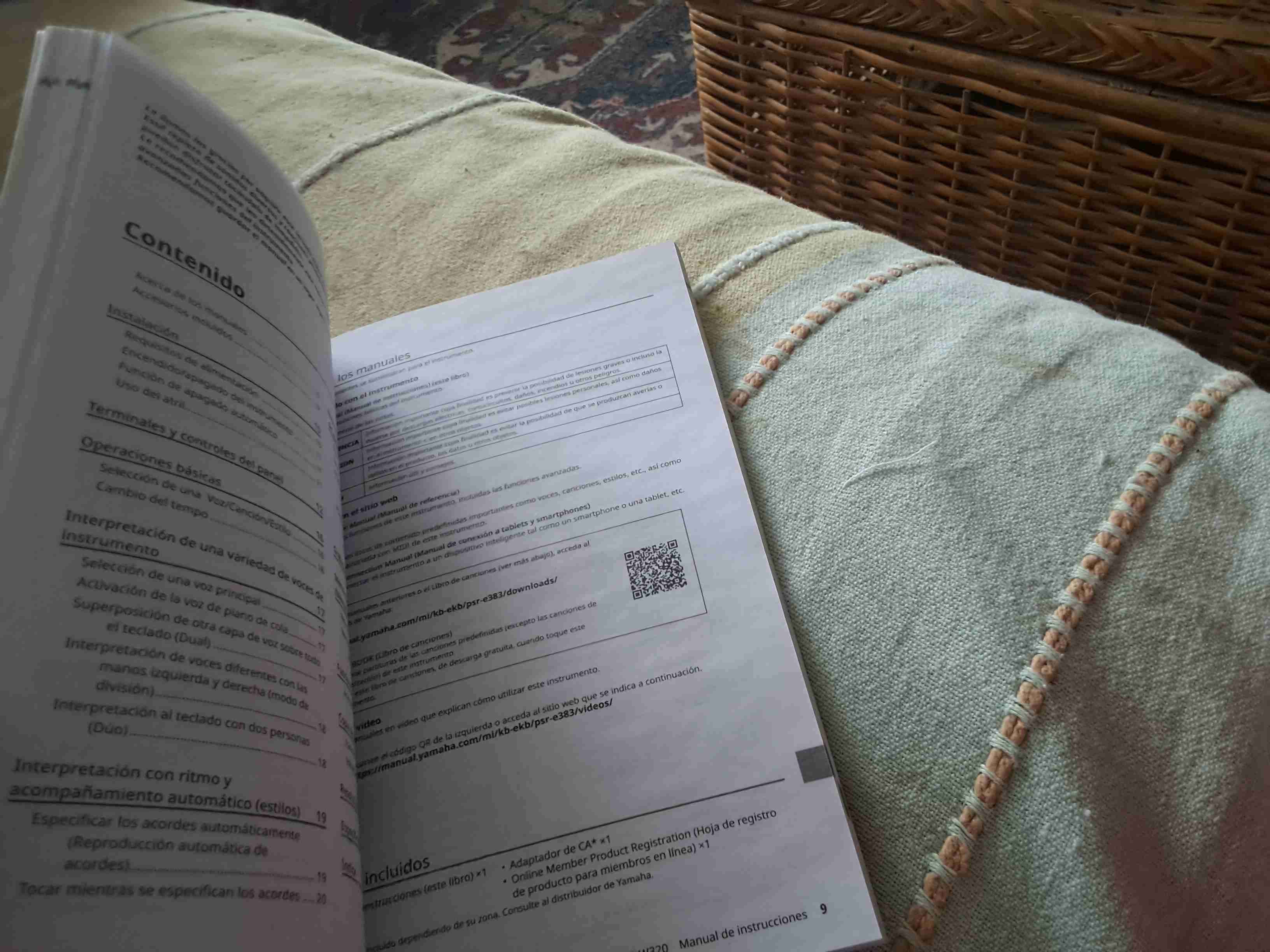 Manual teclado Yamaha PSR-E383 - miniatura 2