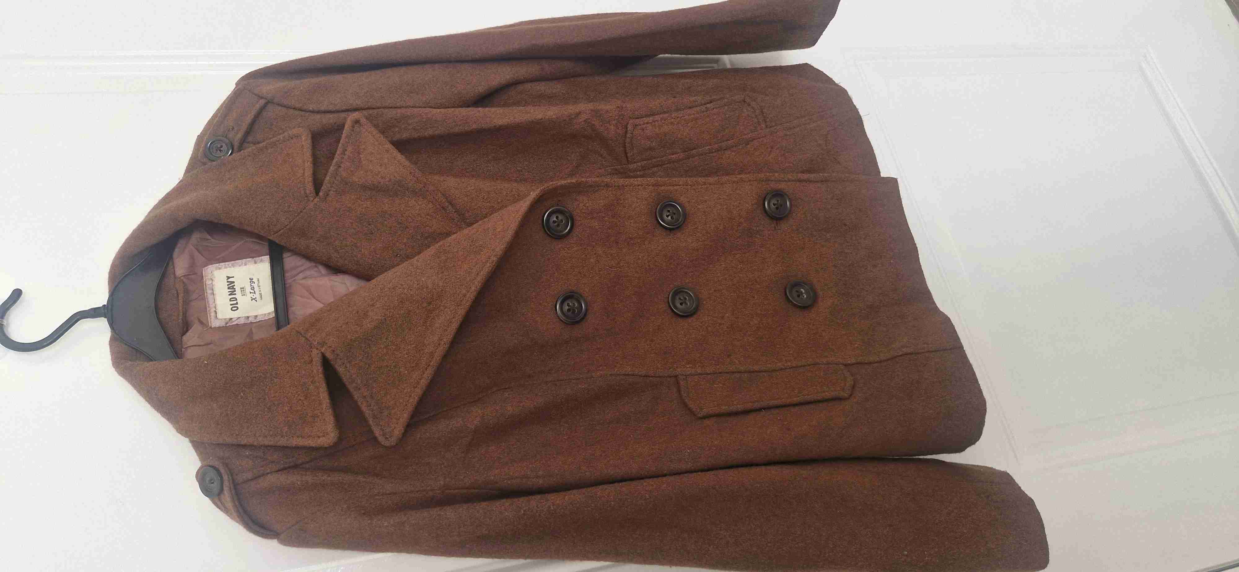 Chaquetón Peacoat Old Navy Talla XL - Café Tabaco - miniatura 2