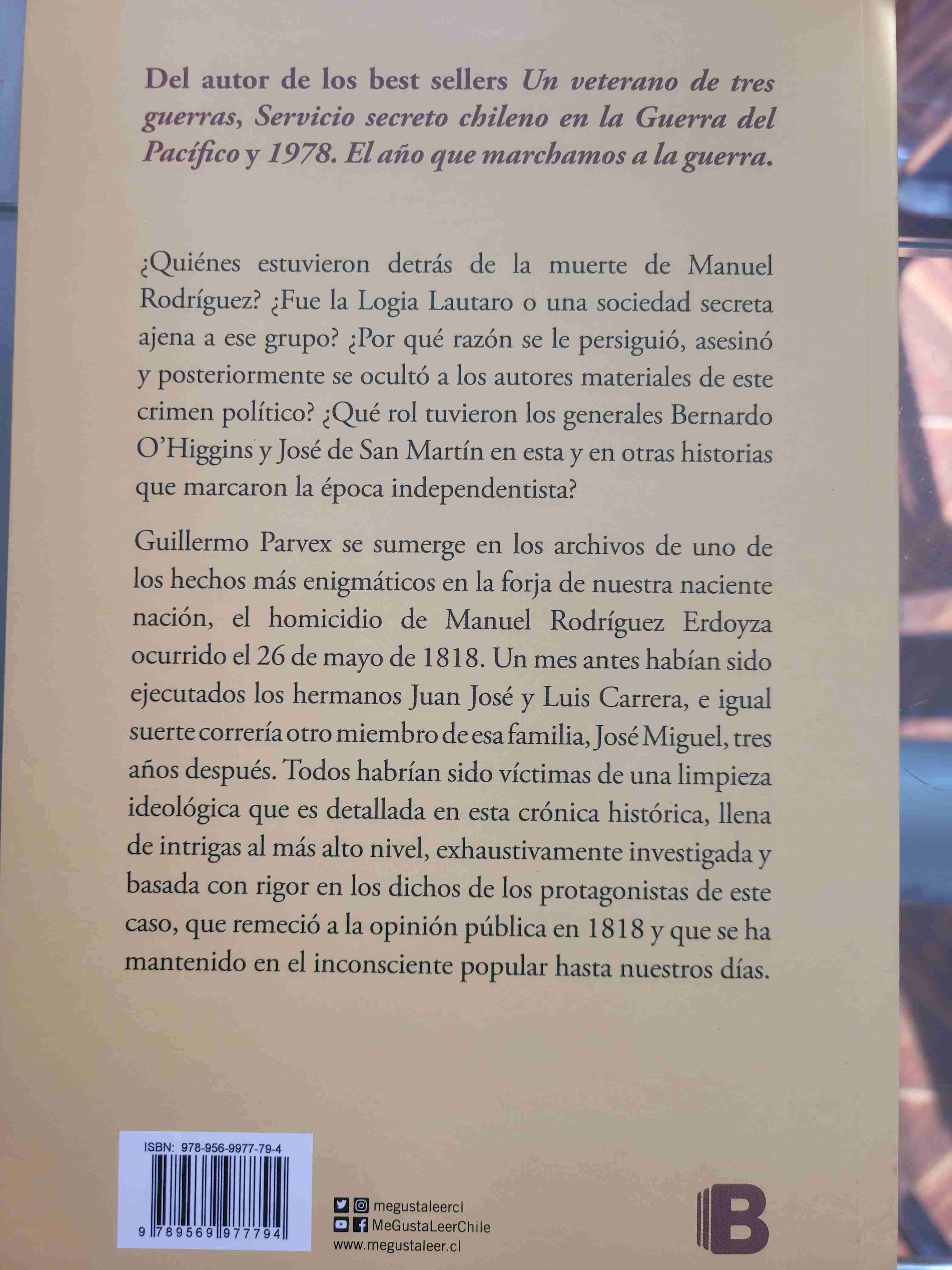 Libro ¿Quién asesinó a Manuel Rodríguez? - miniatura 2
